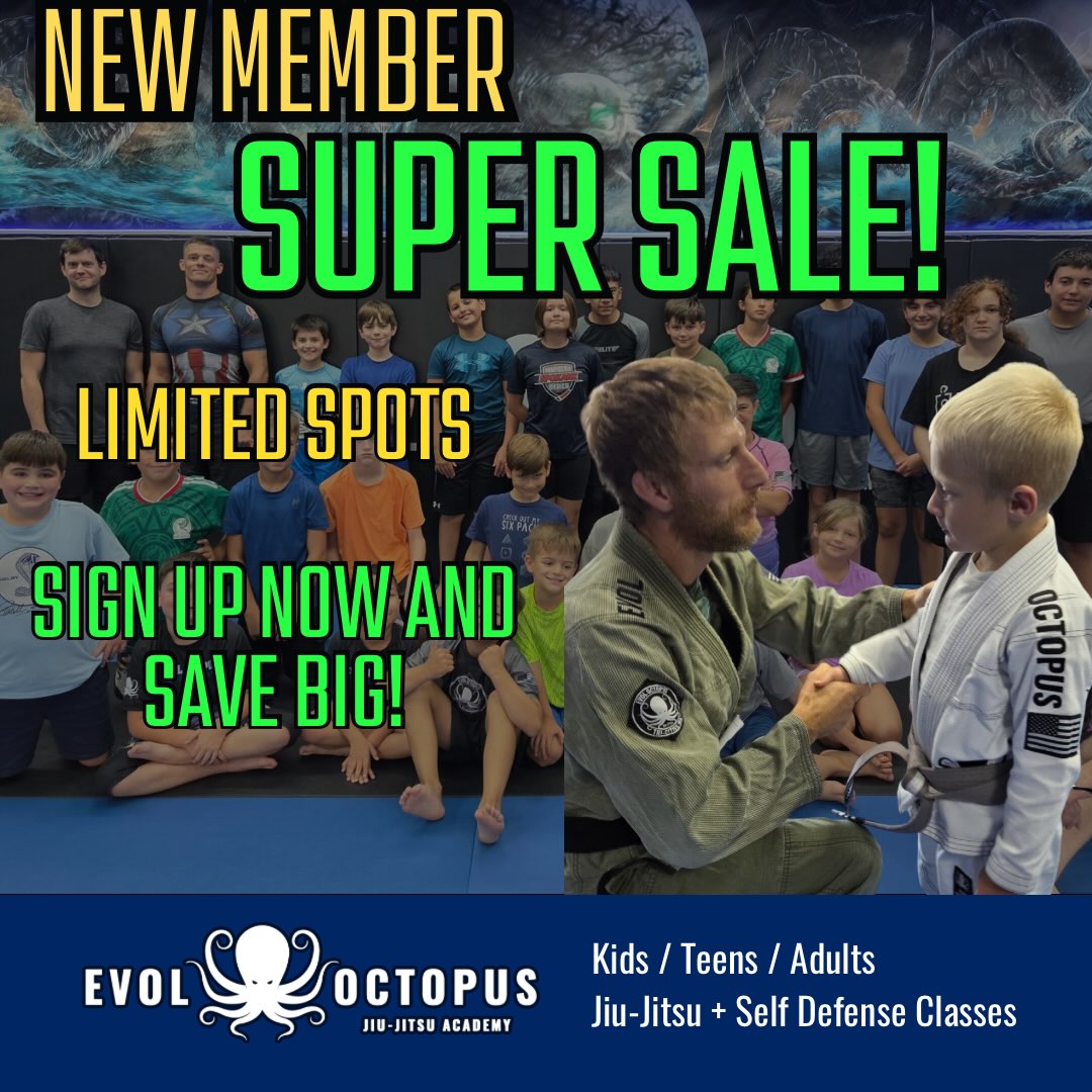 Evol Octopus Jiu-Jitsu Academy Facebook ad: Evol Octopus Jiu-Jitsu Academy Pasco | HOME