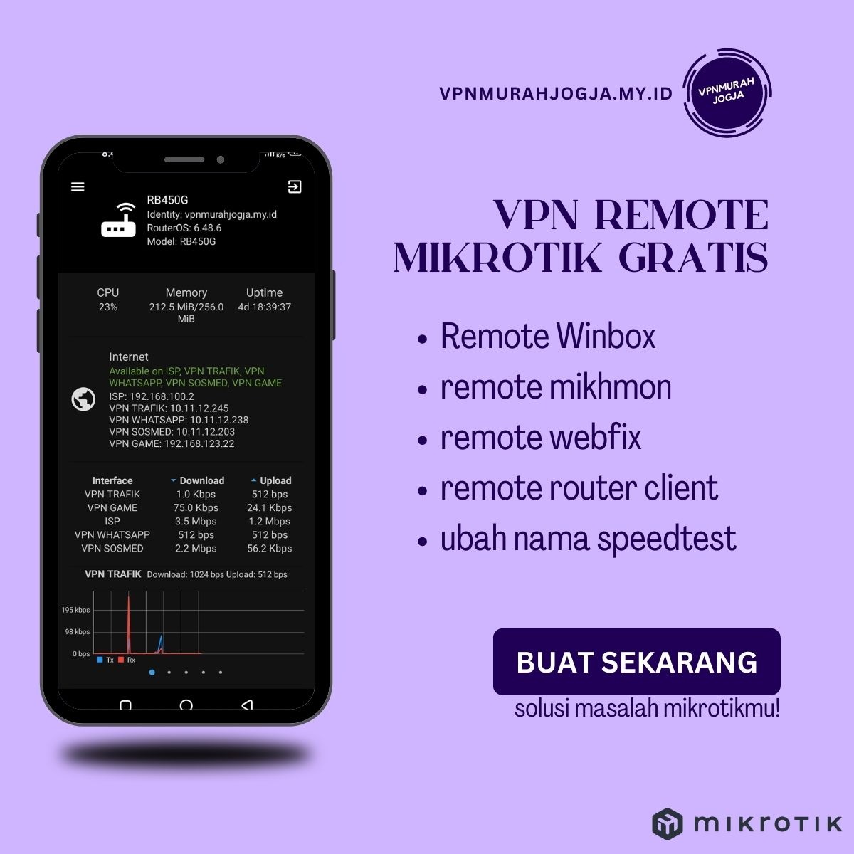 VPN Murah Jogja - VPN Remote Mikrotik Gratis Facebook ad