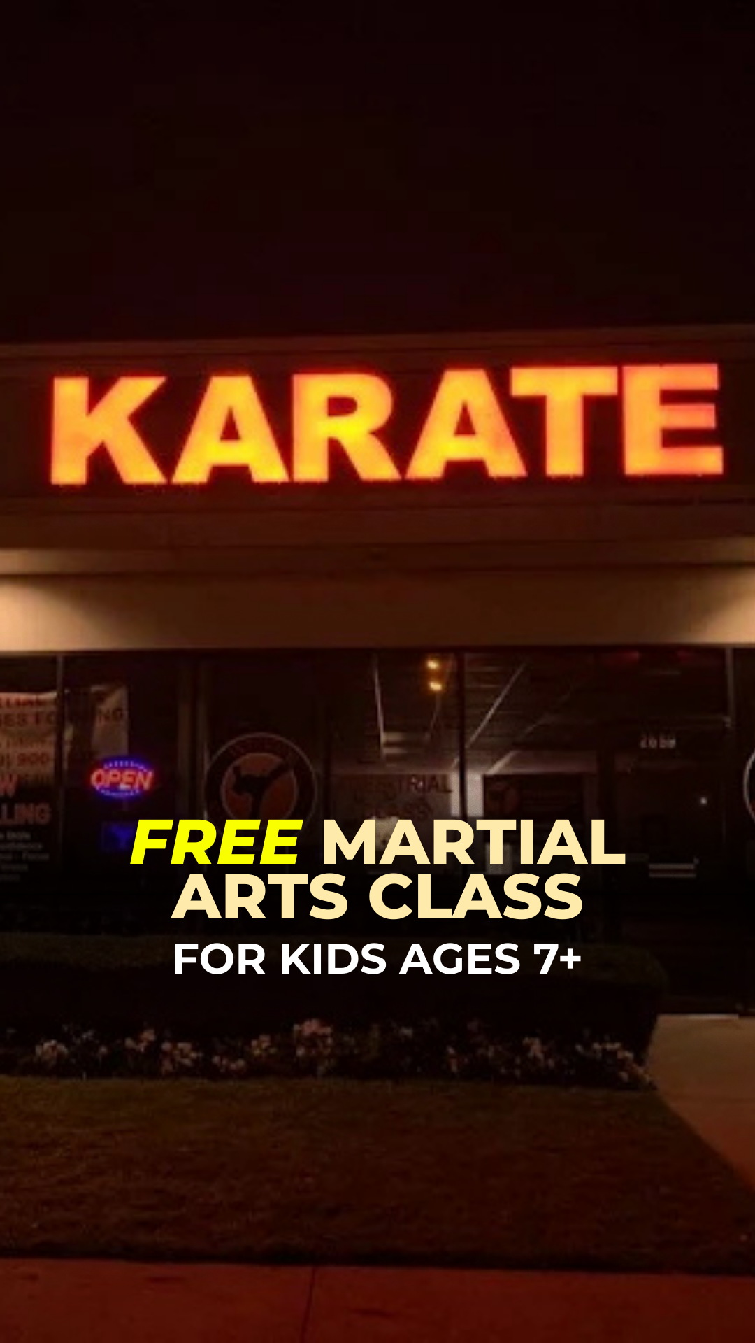 Integrity Martial Arts Academy Facebook ad