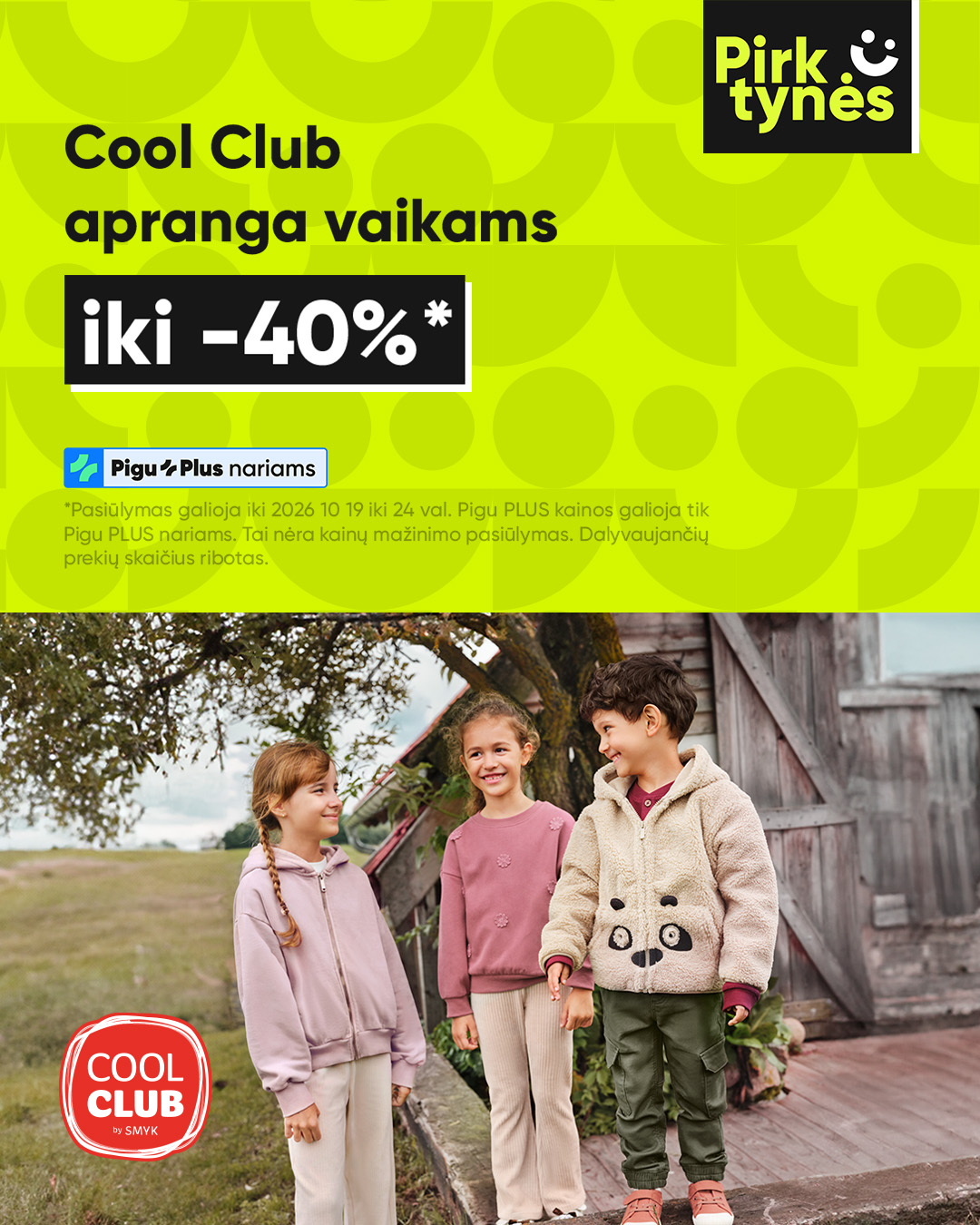 Pigu.lt Facebook ad: Pirkti dabar