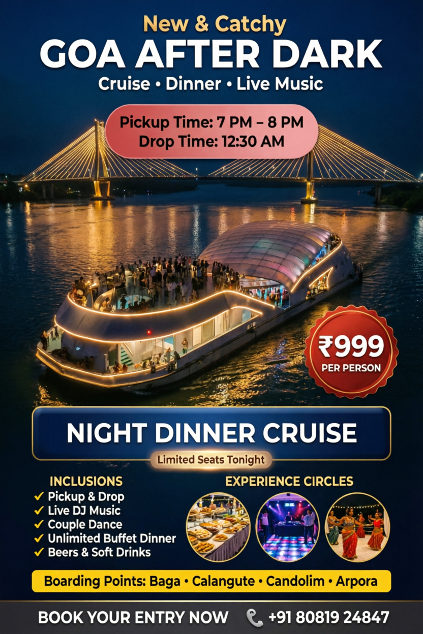 Discover Tour And Travel Facebook ad: Goa's Best Family Night Out