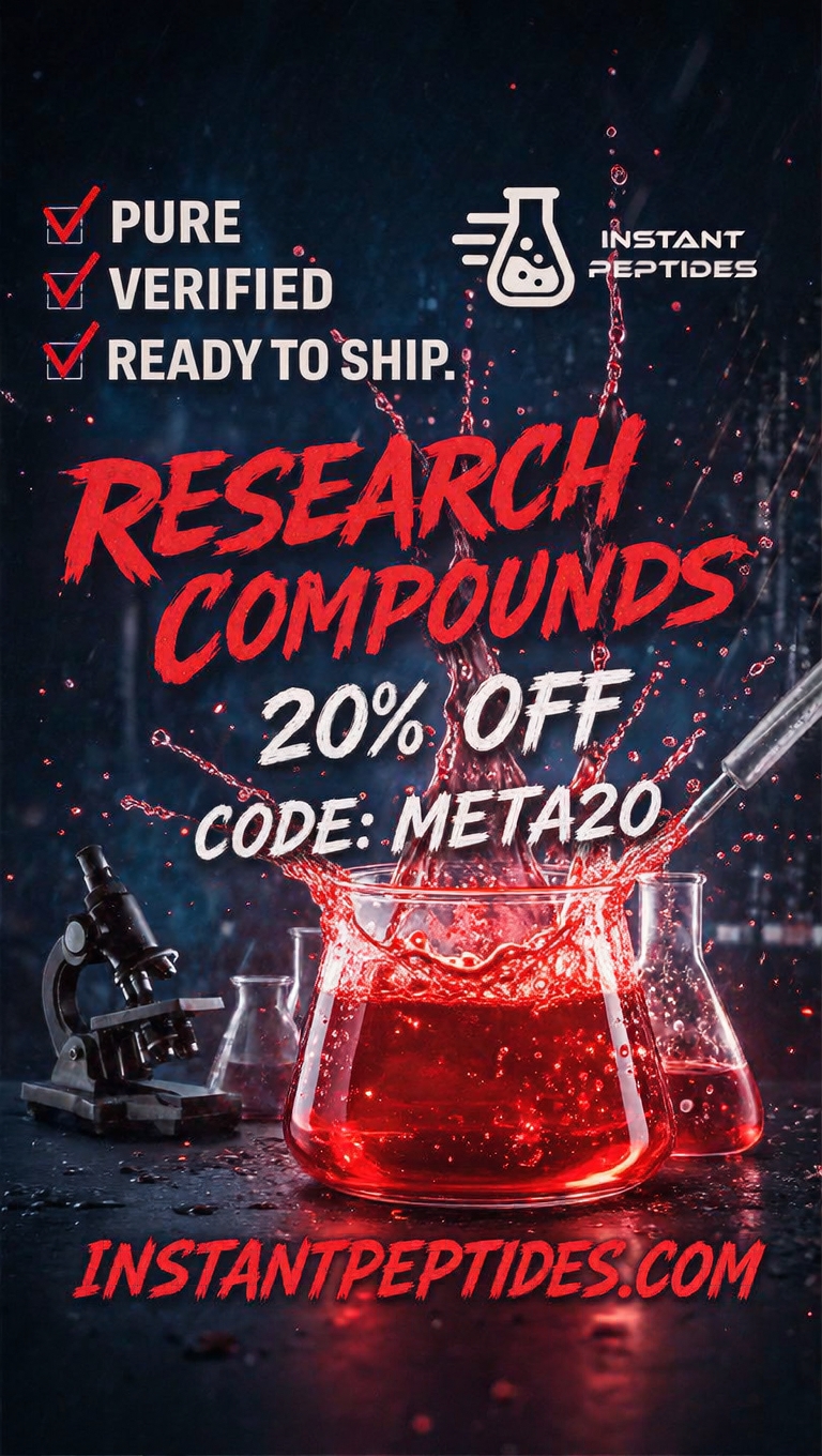 Instant Peptides Facebook ad: Over 25,000 Researchers Trust Instant Peptides. What are…