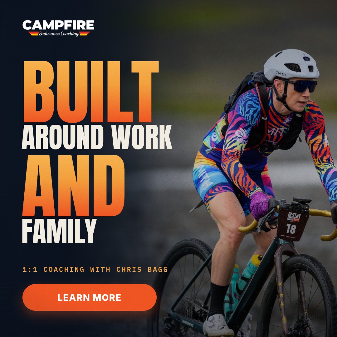 Campfire Endurance Coaching Facebook ad: Make Every Hour Count