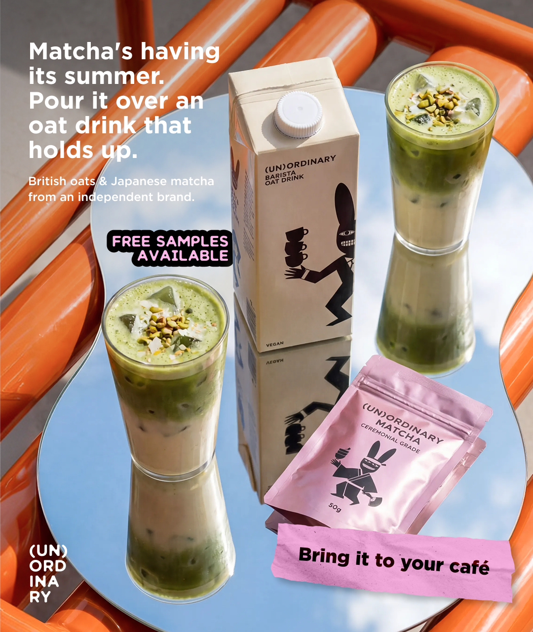 Unordinary oats Facebook ad: Let’s get in touch