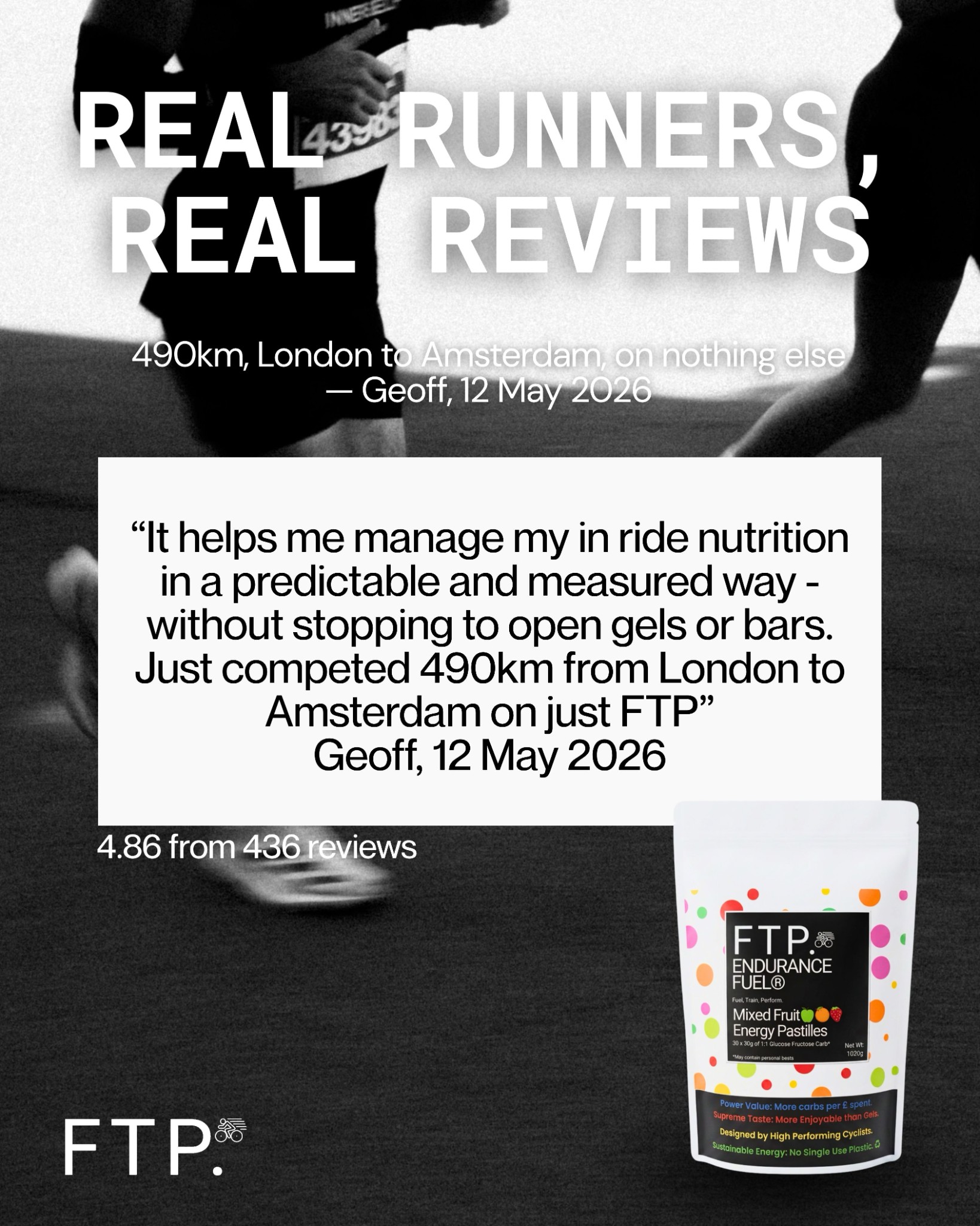 FTP Endurance Fuel Facebook ad