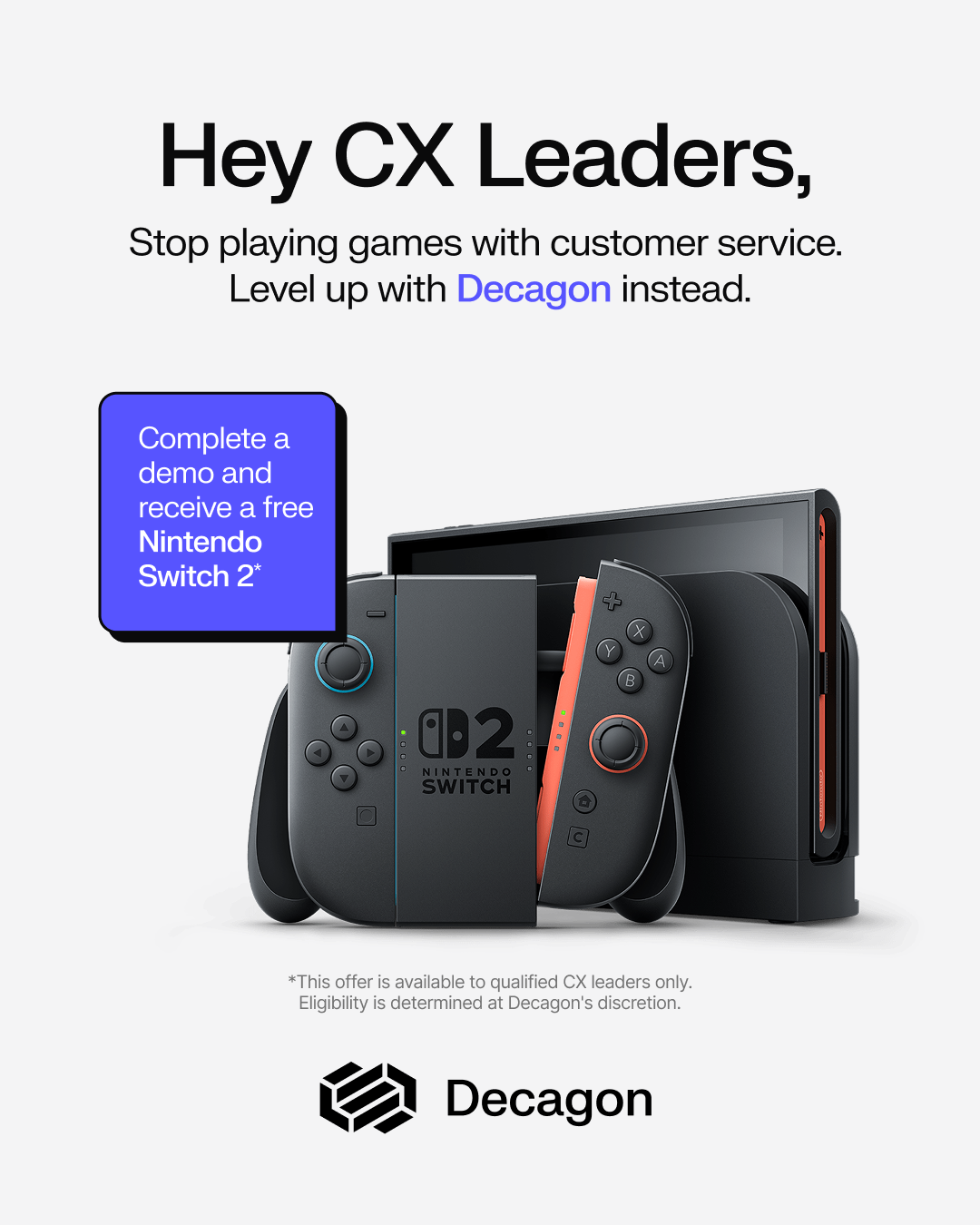 Decagon Facebook ad
