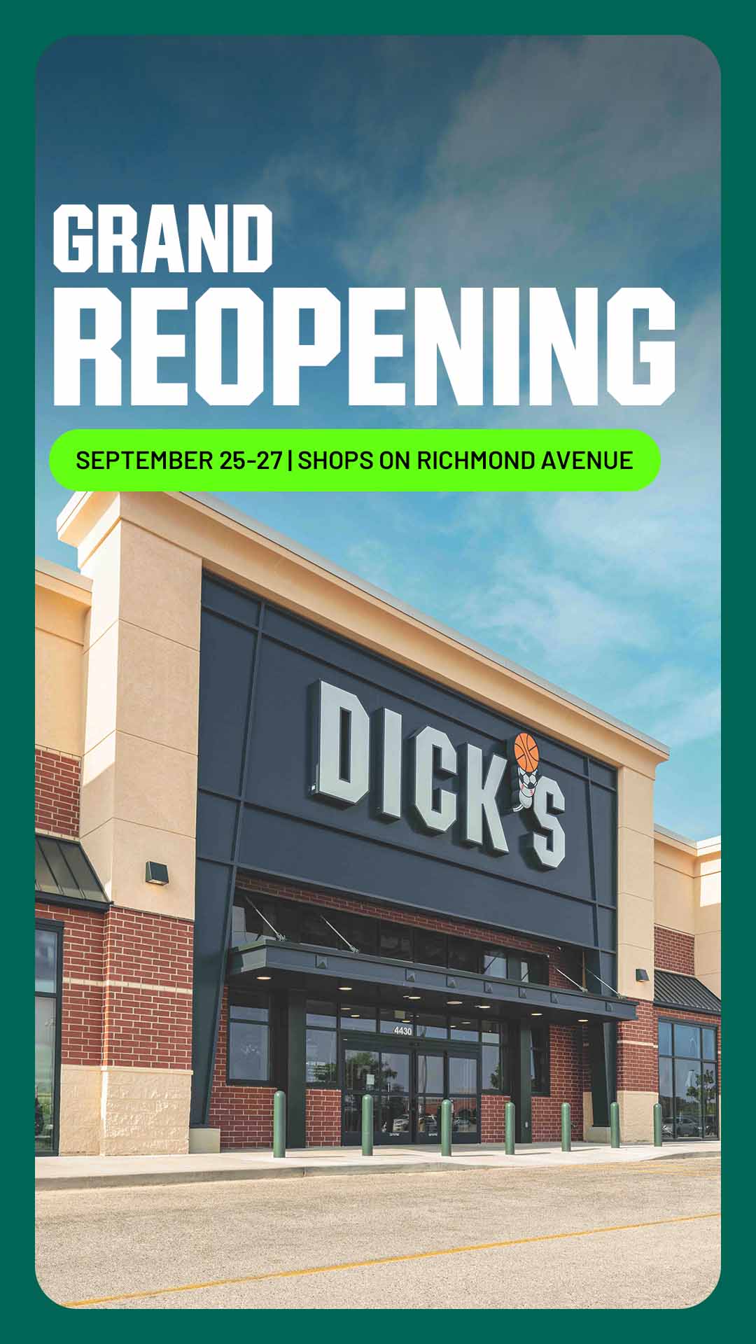 DICK'S Sporting Goods Facebook ad: You're Invited