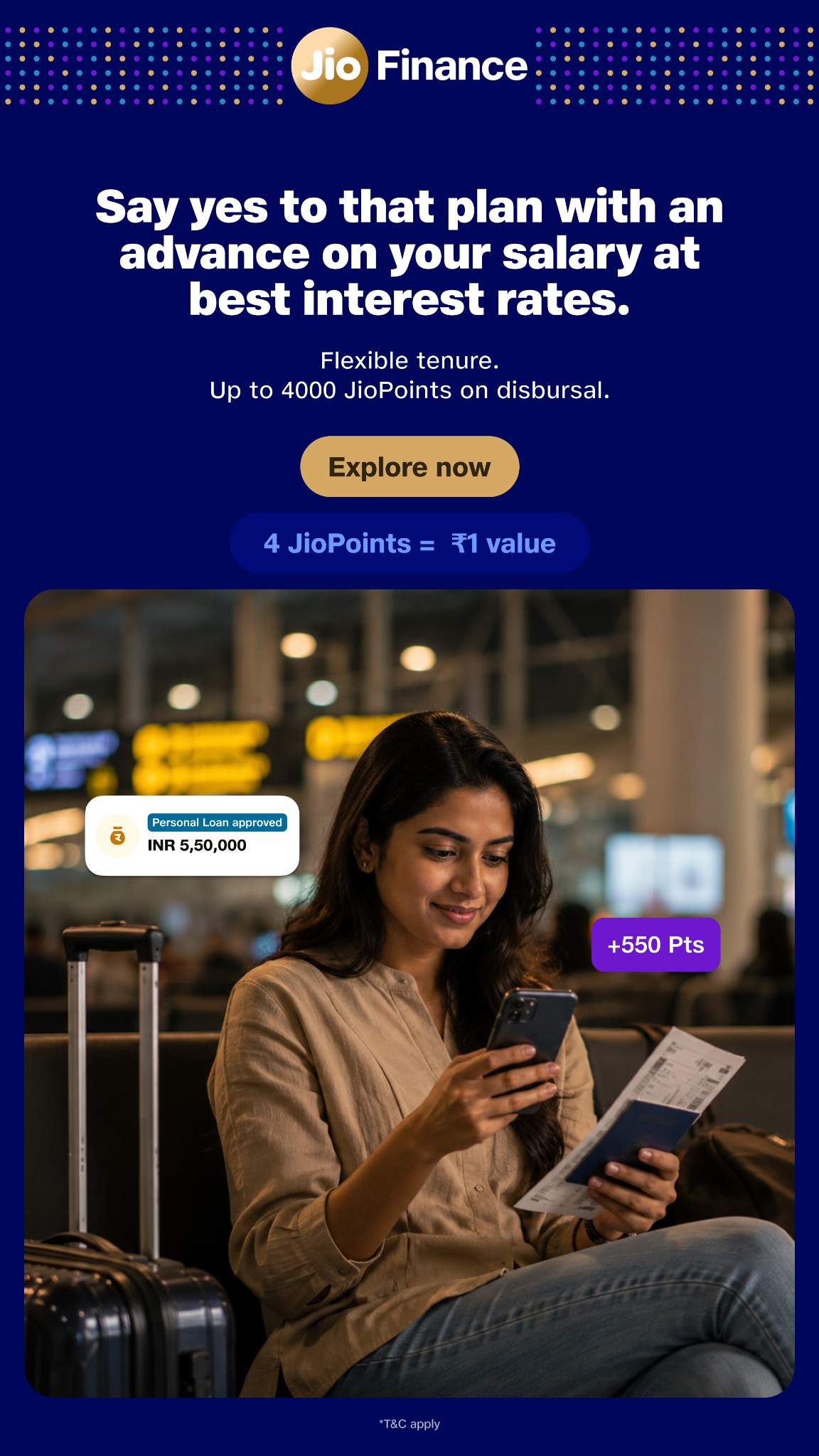 JioFinance Facebook ad