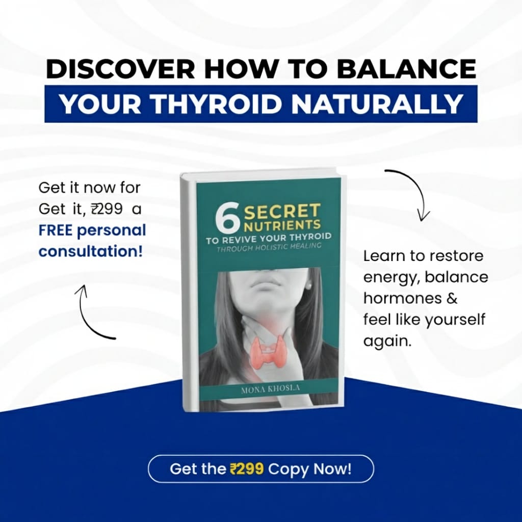 Mona's Thyroid Clinic Facebook ad: Heal Your Thyroid Naturally Without Lifelong Pills - ₹299…