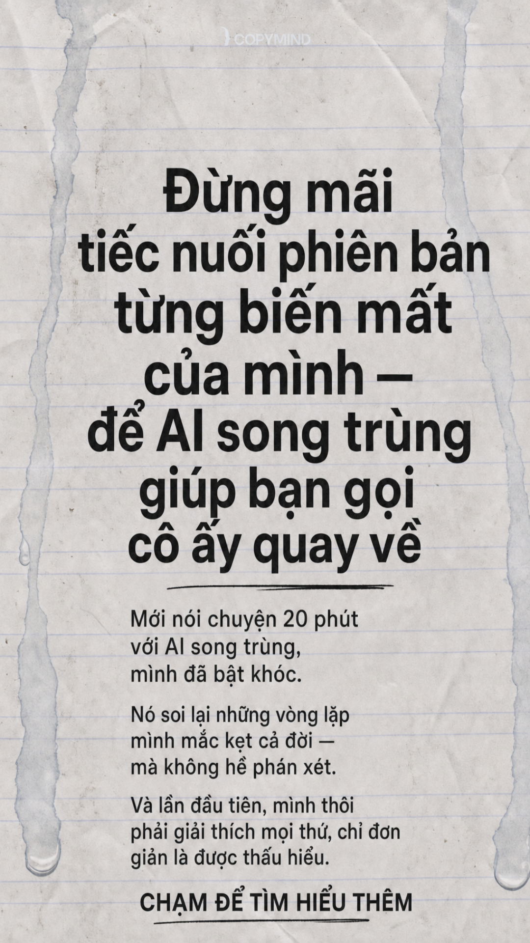 Copymind: my self-help partner Facebook ad