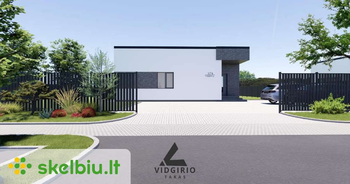 MB Vidgirio takas Facebook ad: Parduodamas naujai statomas namas 6 namų kvartale.