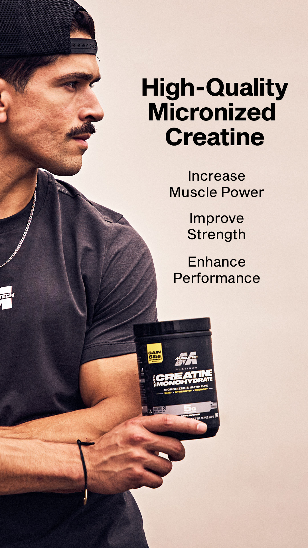 MuscleTech Facebook ad