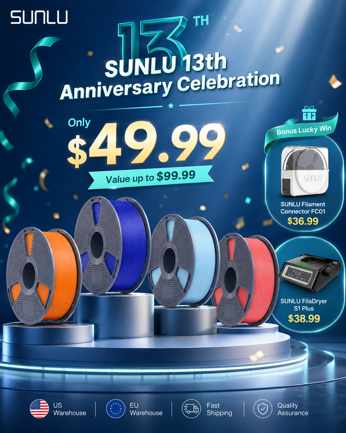 SUNLU 3D Facebook ad