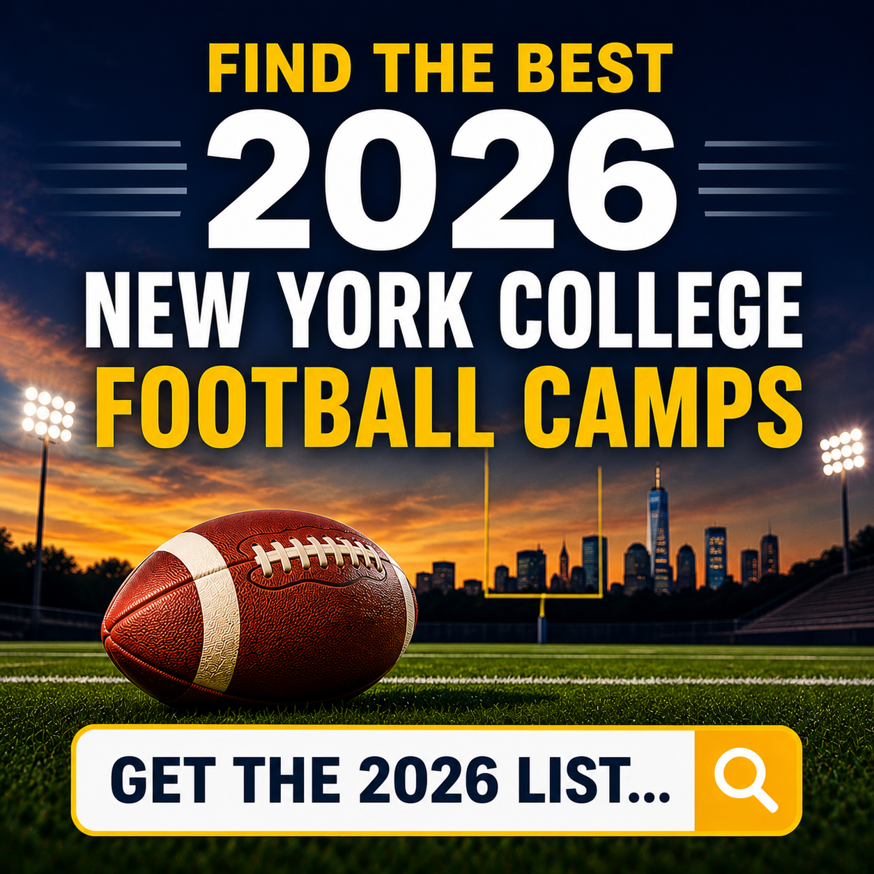Aaron Weathers Facebook ad: New York College Football Camps Full List