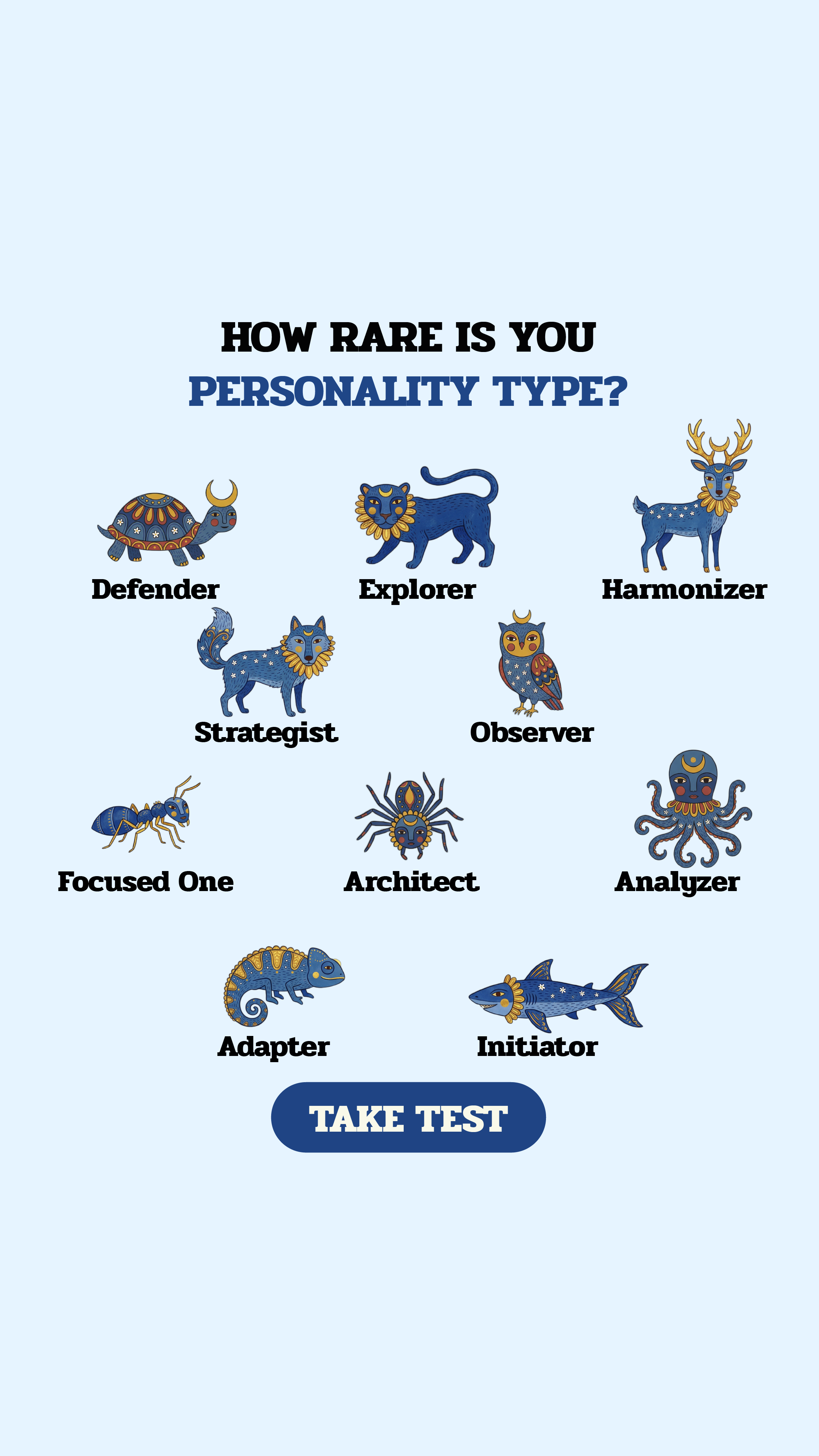 Personality Type Facebook ad