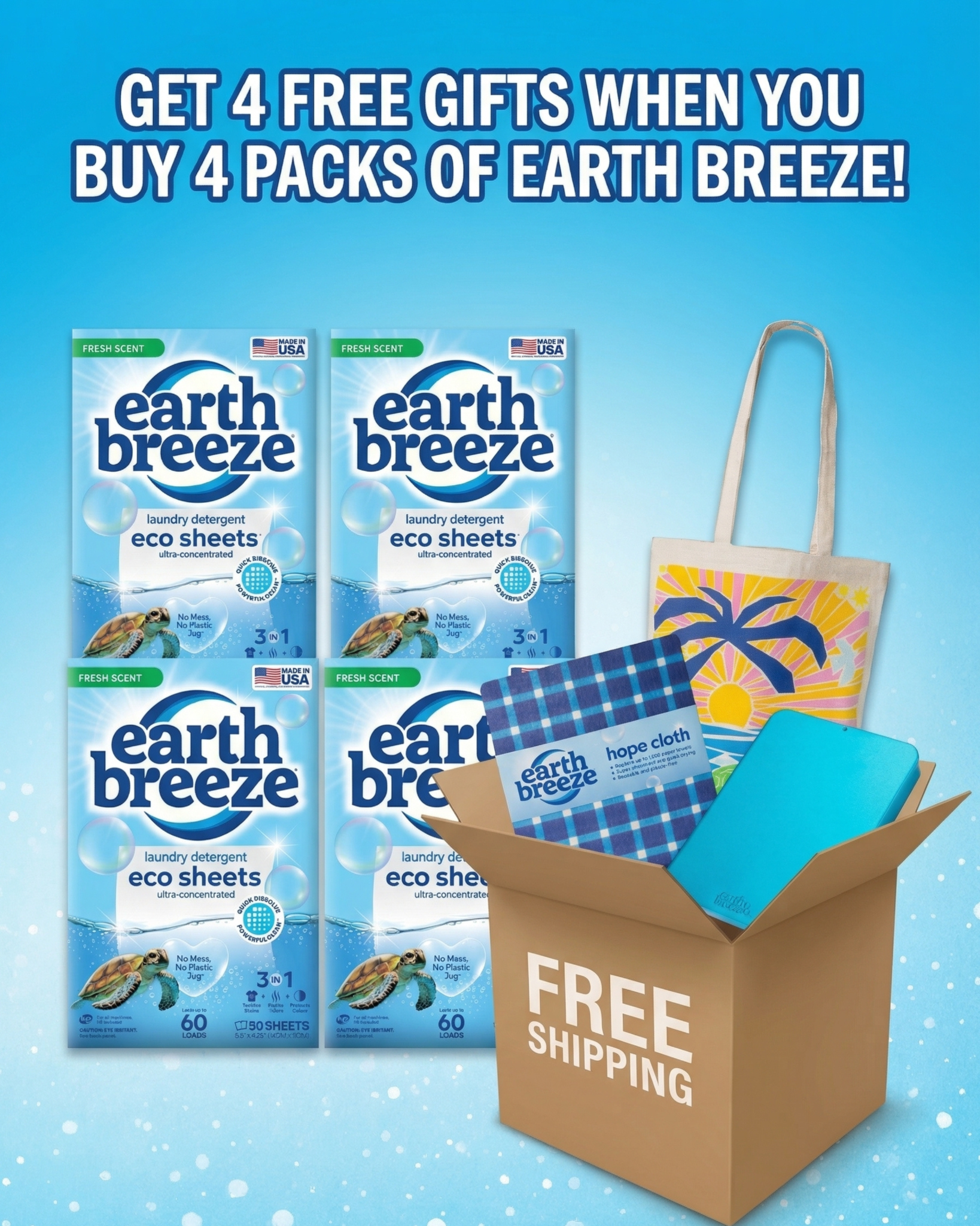 Earth Breeze Facebook ad