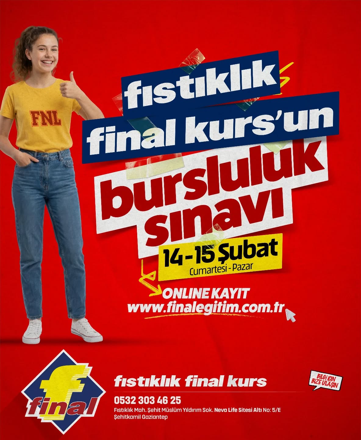 Final Fıstıklık Kurs Facebook ad: | Online Sınav Kayıt