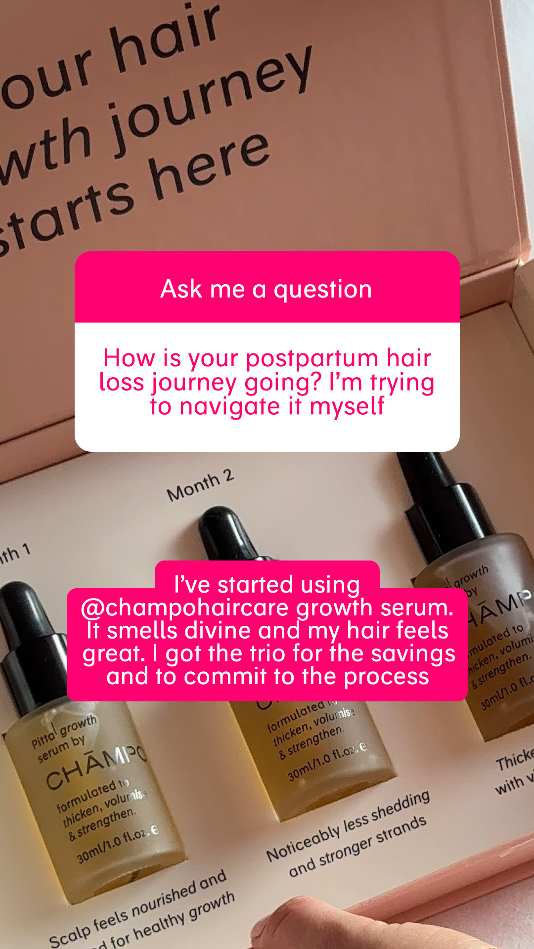 Chāmpo Haircare Facebook ad
