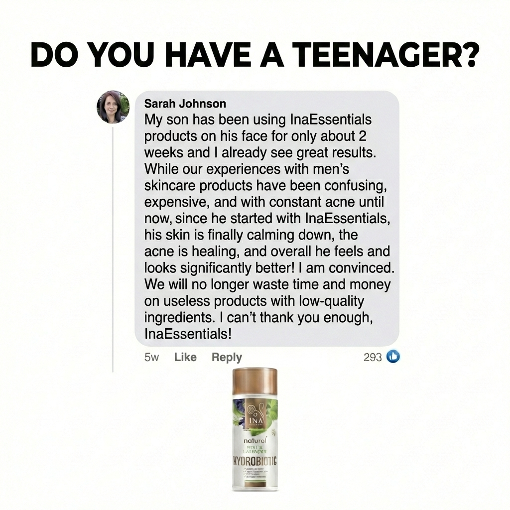 InaEssentials - Family Brand for Organic Cosmetics Facebook ad