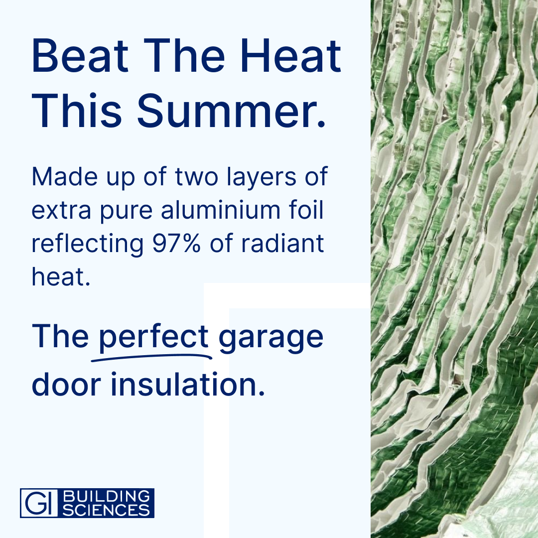 GIBS - GI Building Sciences Facebook ad: Beat the Heat This Summer with Reflecta-GDI Garage…