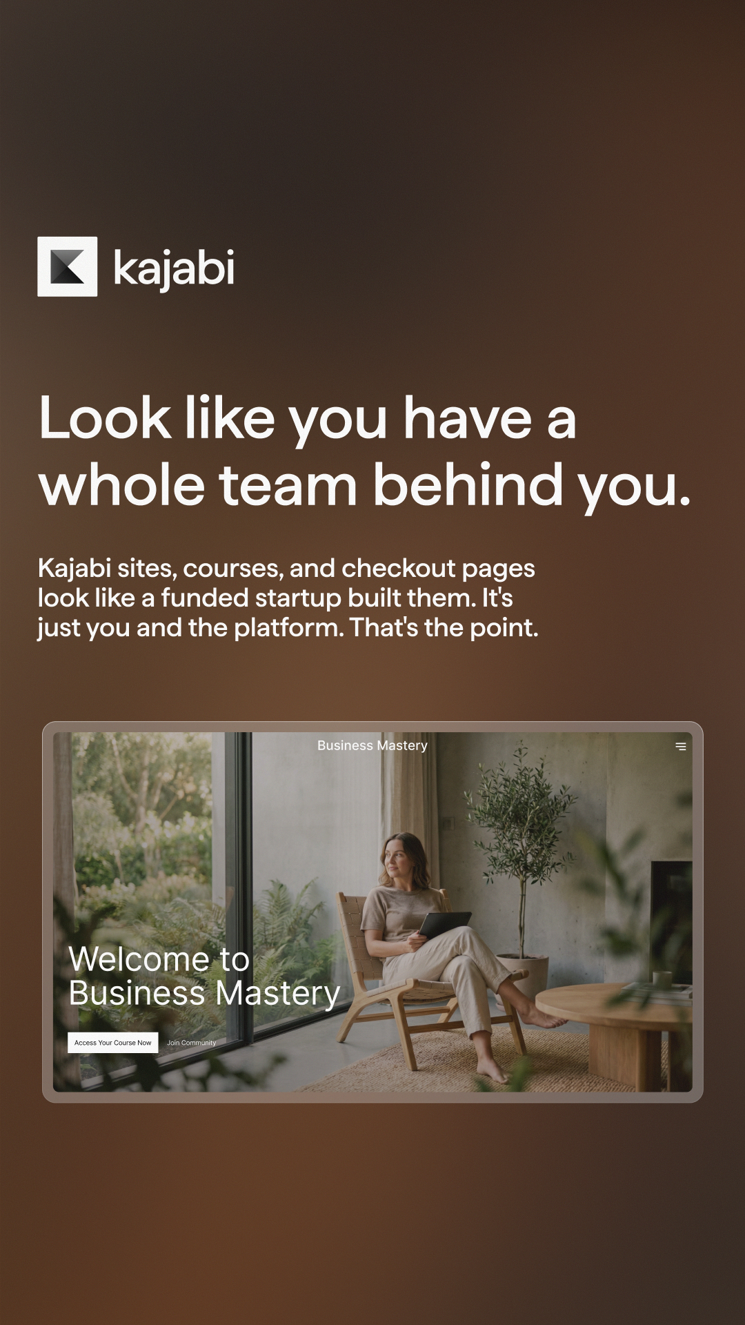Kajabi Facebook ad