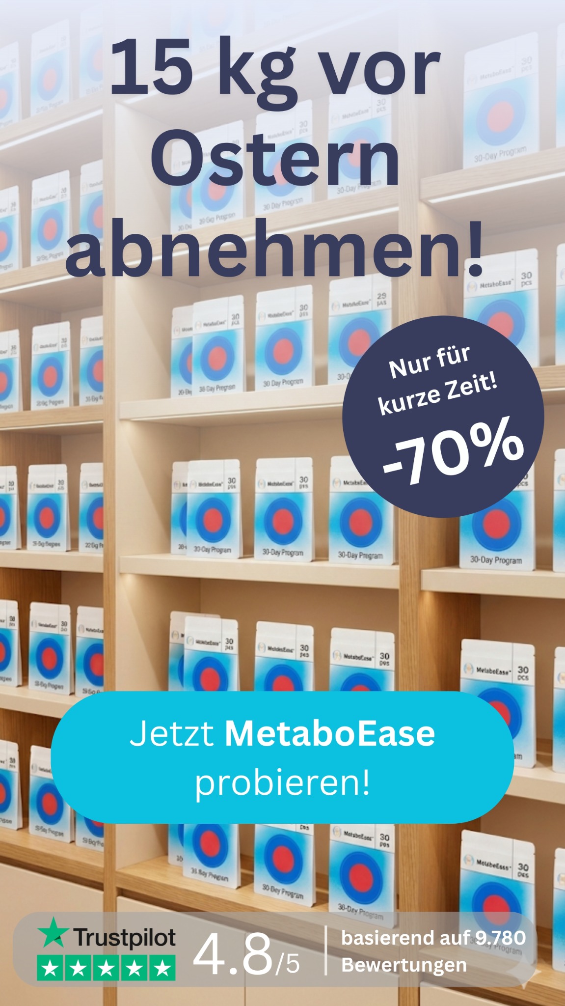 Dr. Barbara Stein Facebook ad: 10 Kilo in einem Monat verlieren ohne darüber nachzudenken