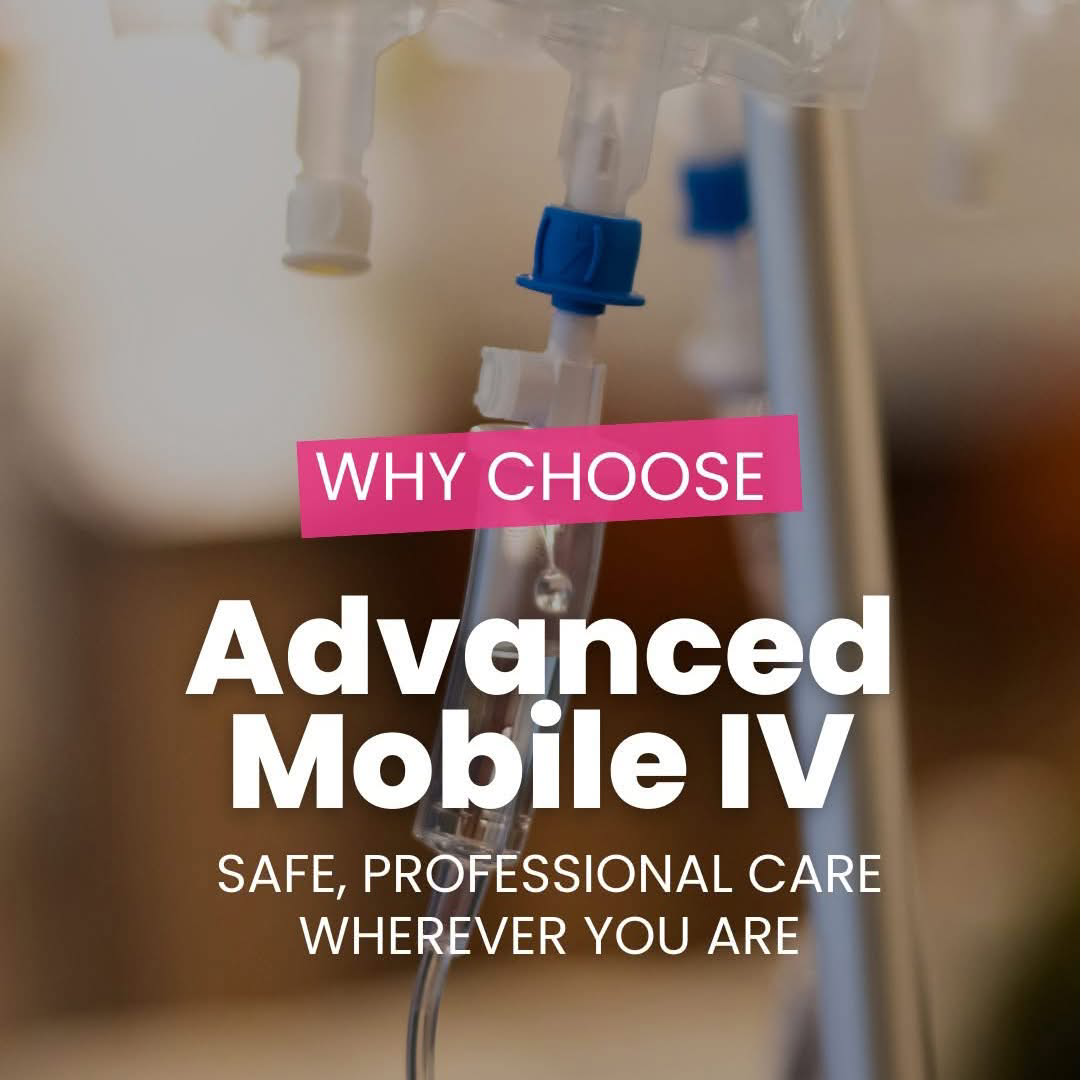 Advanced Mobile IV South Carolina Facebook ad: Mobile IV Therapy, delivered to you