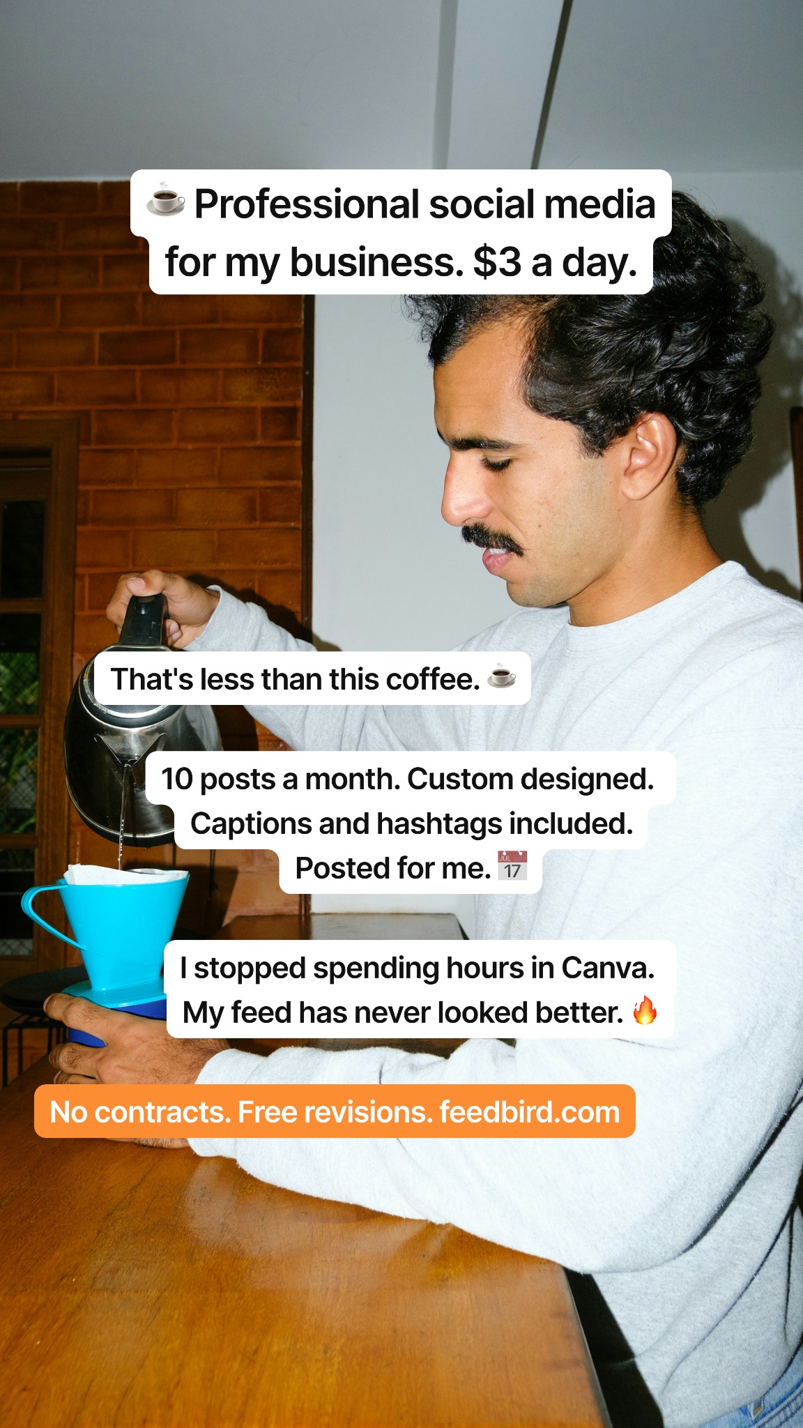 Feedbird Facebook ad