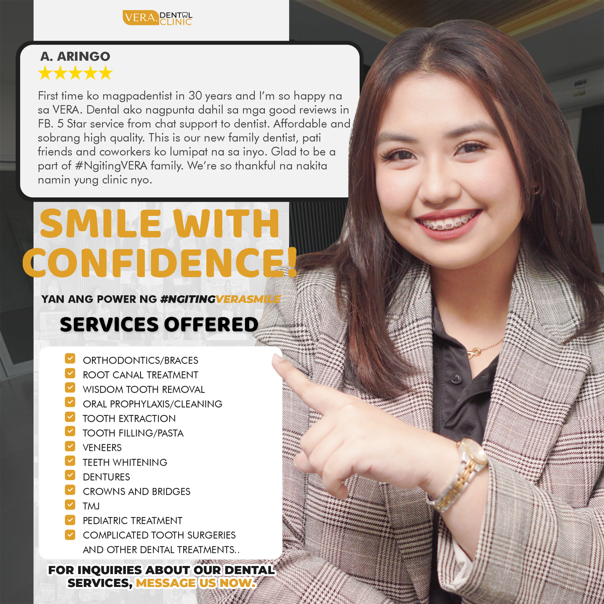 VERA. Dental Clinic Facebook ad