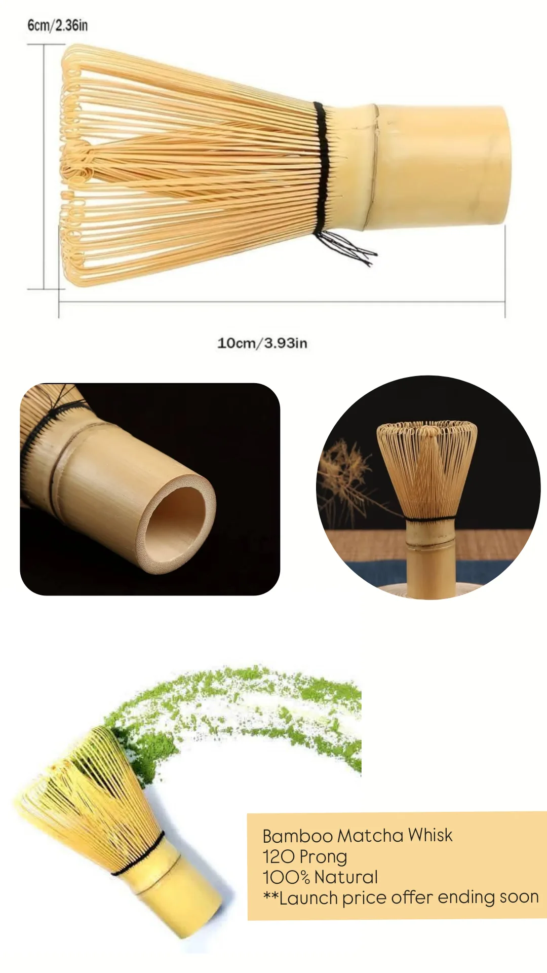 BLUE OCEAN SL Facebook ad: Bamboo Matcha Whisk