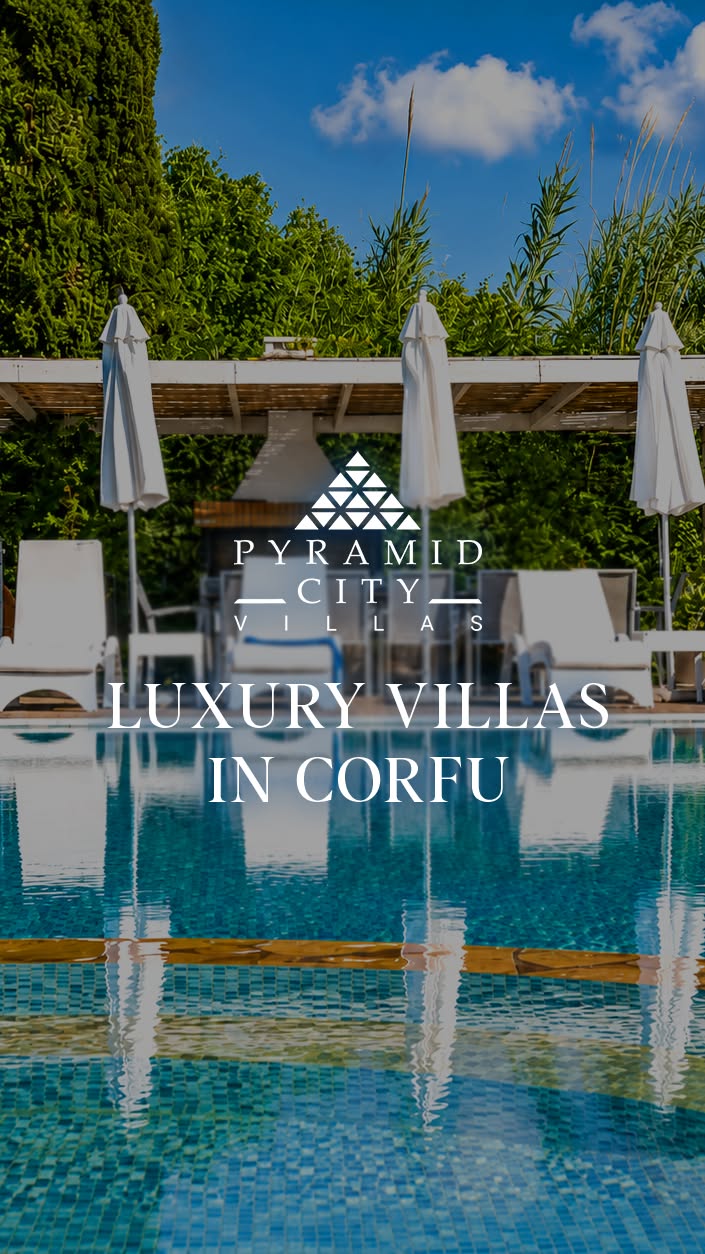 Pyramid City Villas Corfu Facebook ad: Your Private Summer Sanctuary Awaits