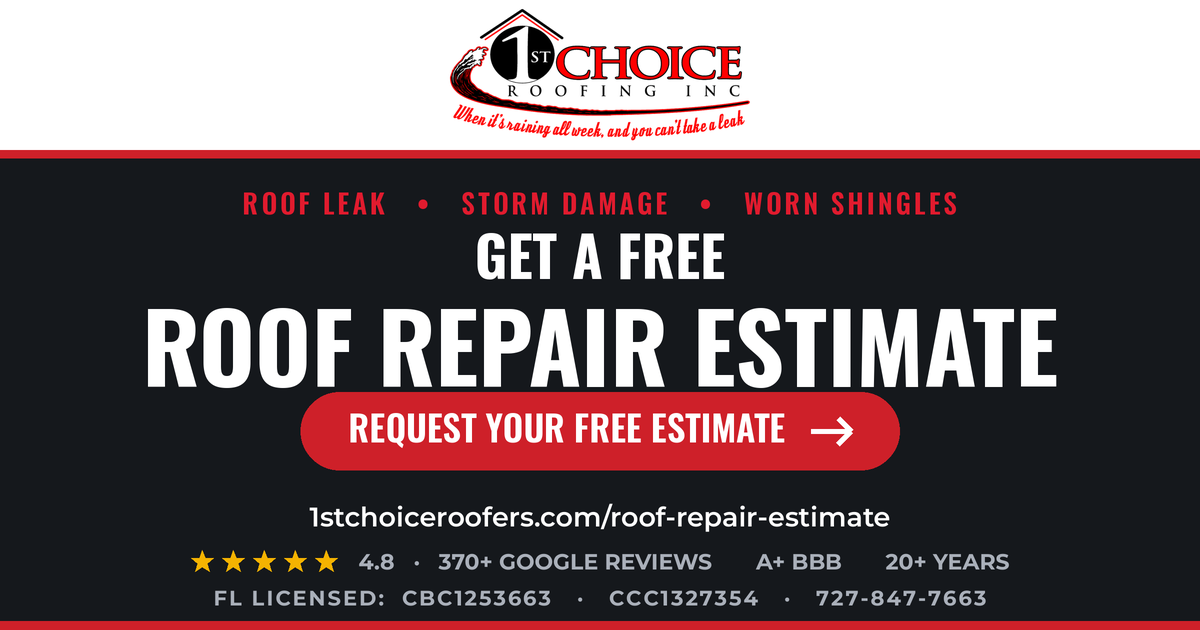 1st Choice Roofing, Inc. Facebook ad