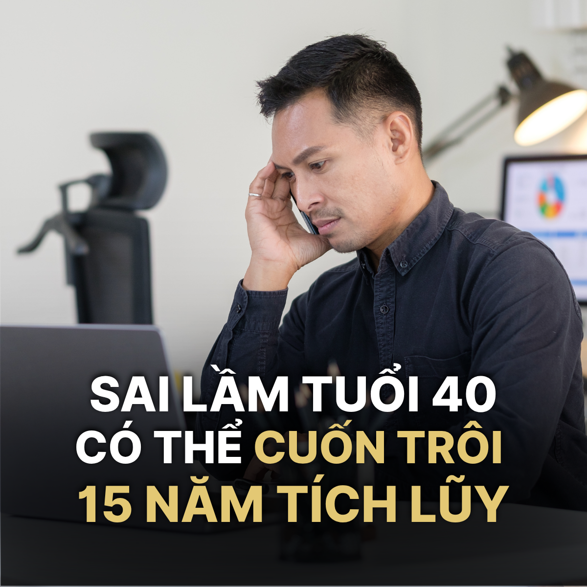 FIDT - Financial Planning Group Facebook ad: SAI LẦM TUỔI 40 CÓ THỂ CUỐN TRÔI 15 NĂM TÍCH LŨY