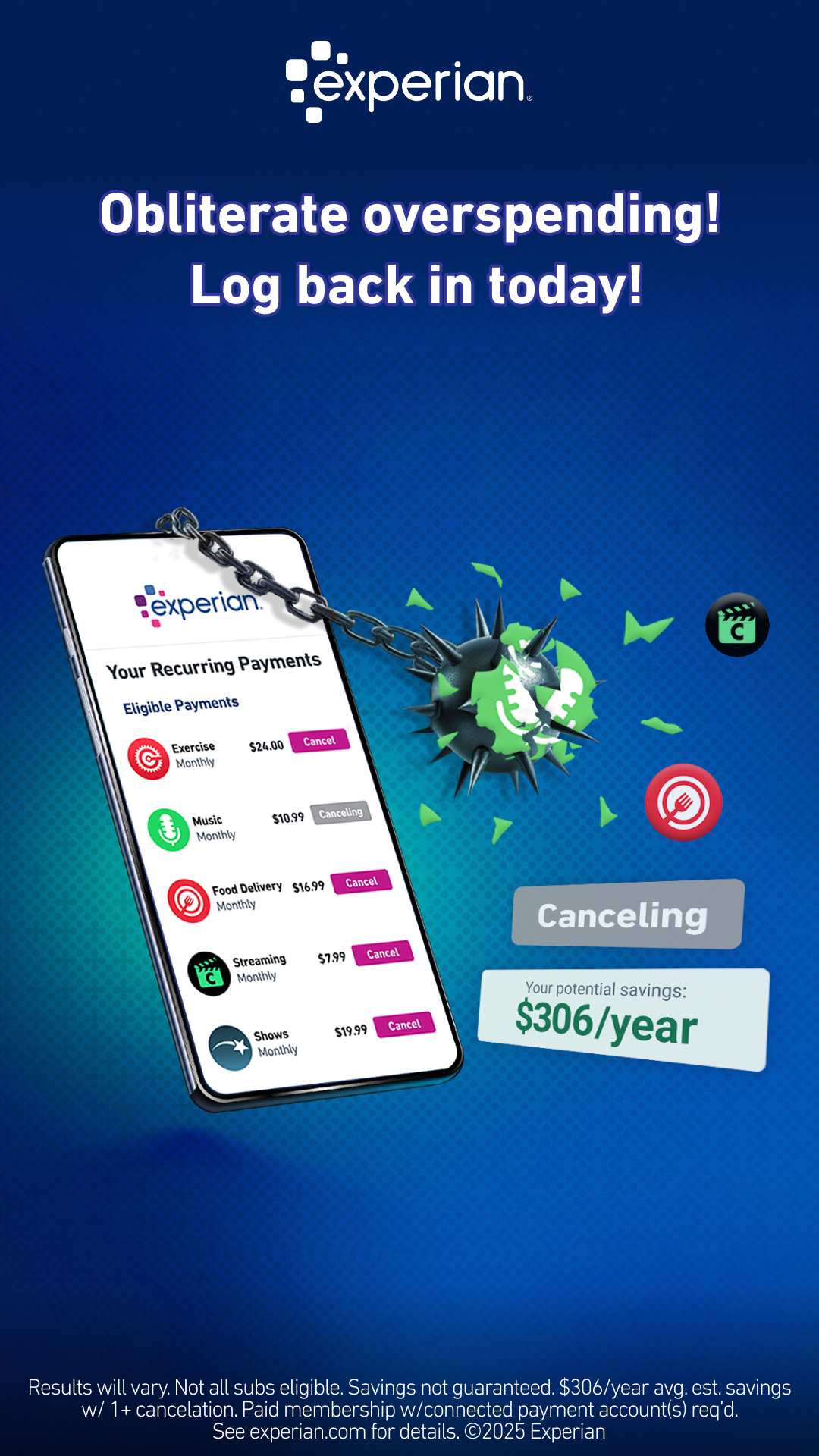 Experian Facebook ad