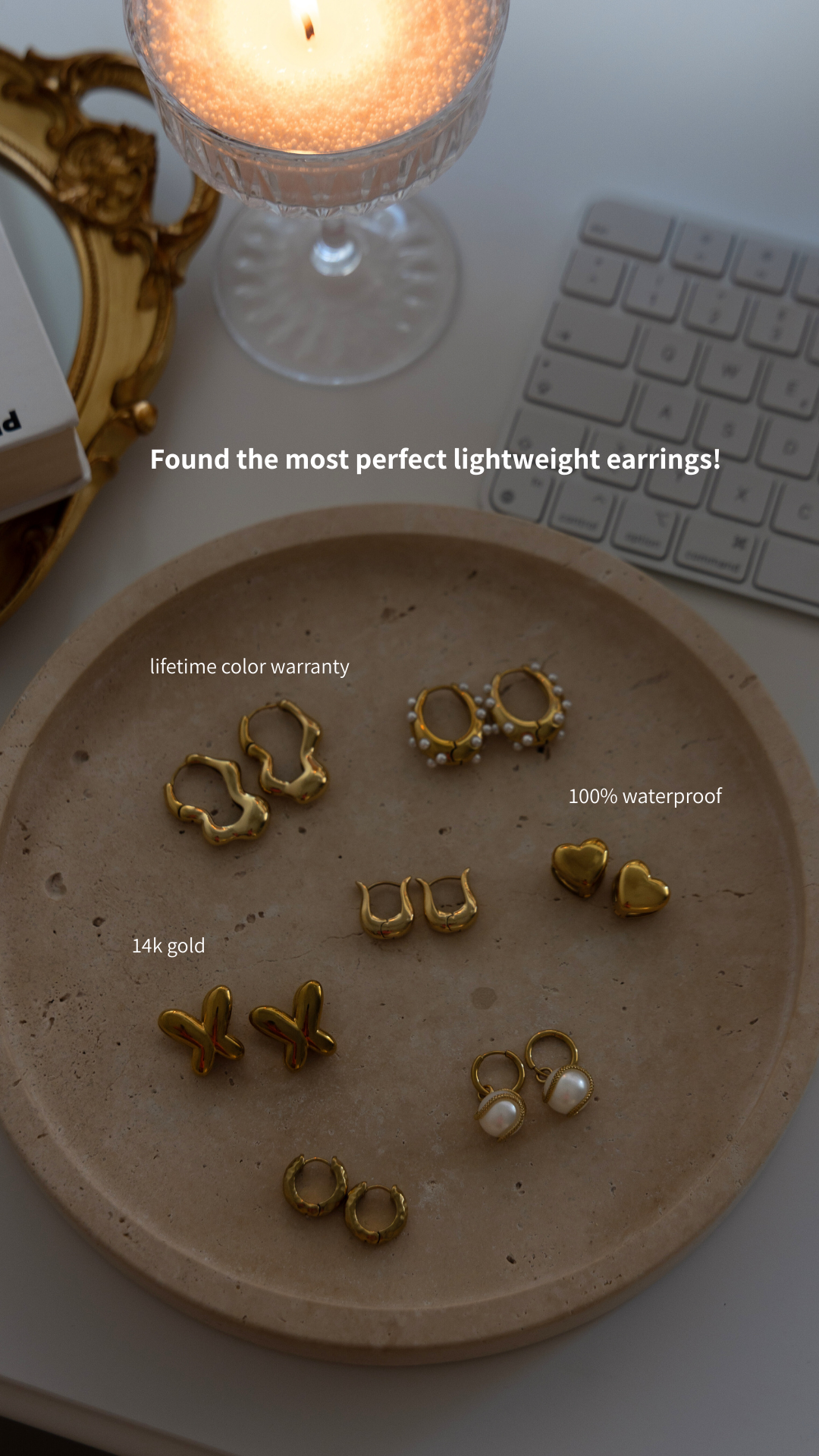 Sarah Weidacher Facebook ad: Lightweight Earrings