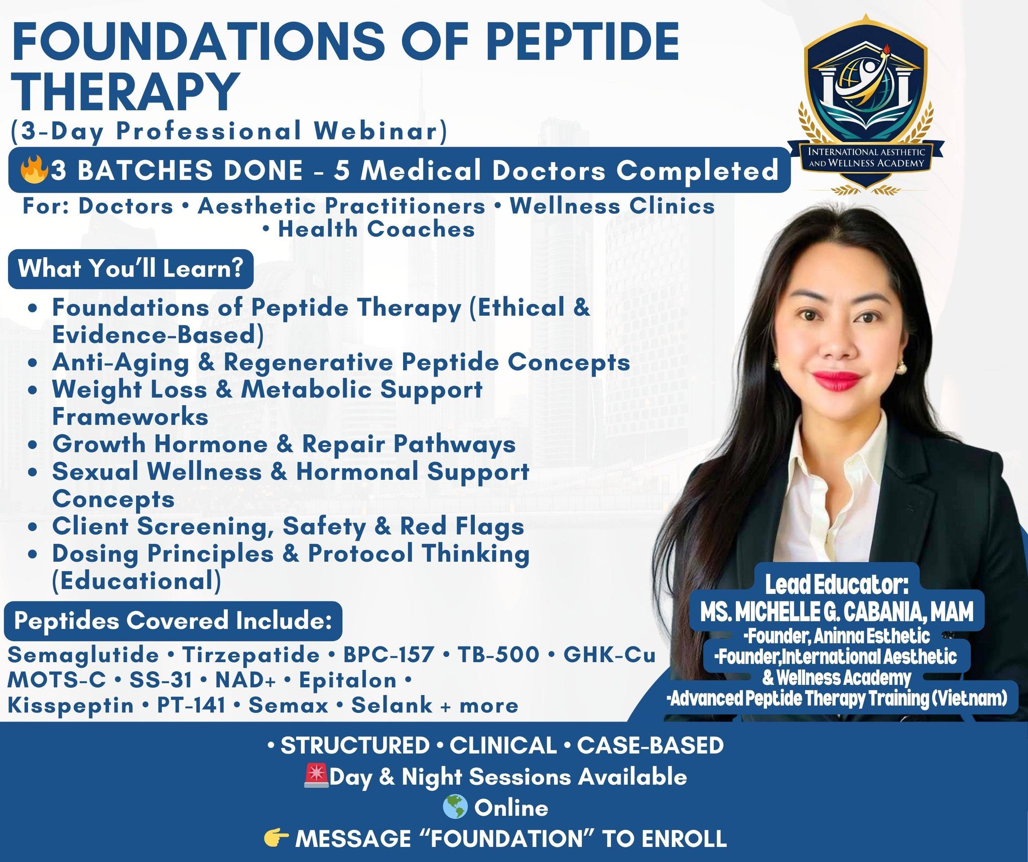 International Aesthetic & Wellness Academy Facebook ad