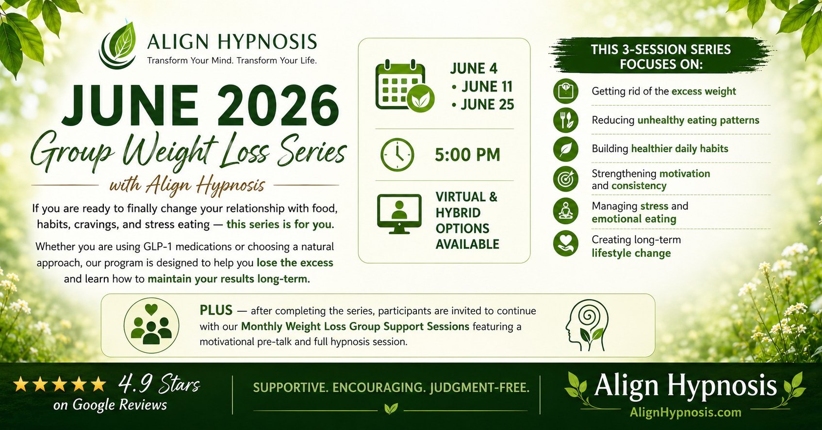 Align Hypnosis, Inc. Facebook ad