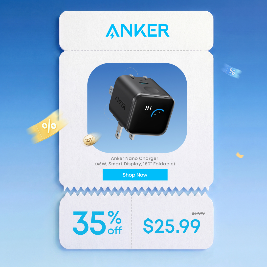 Anker Facebook ad