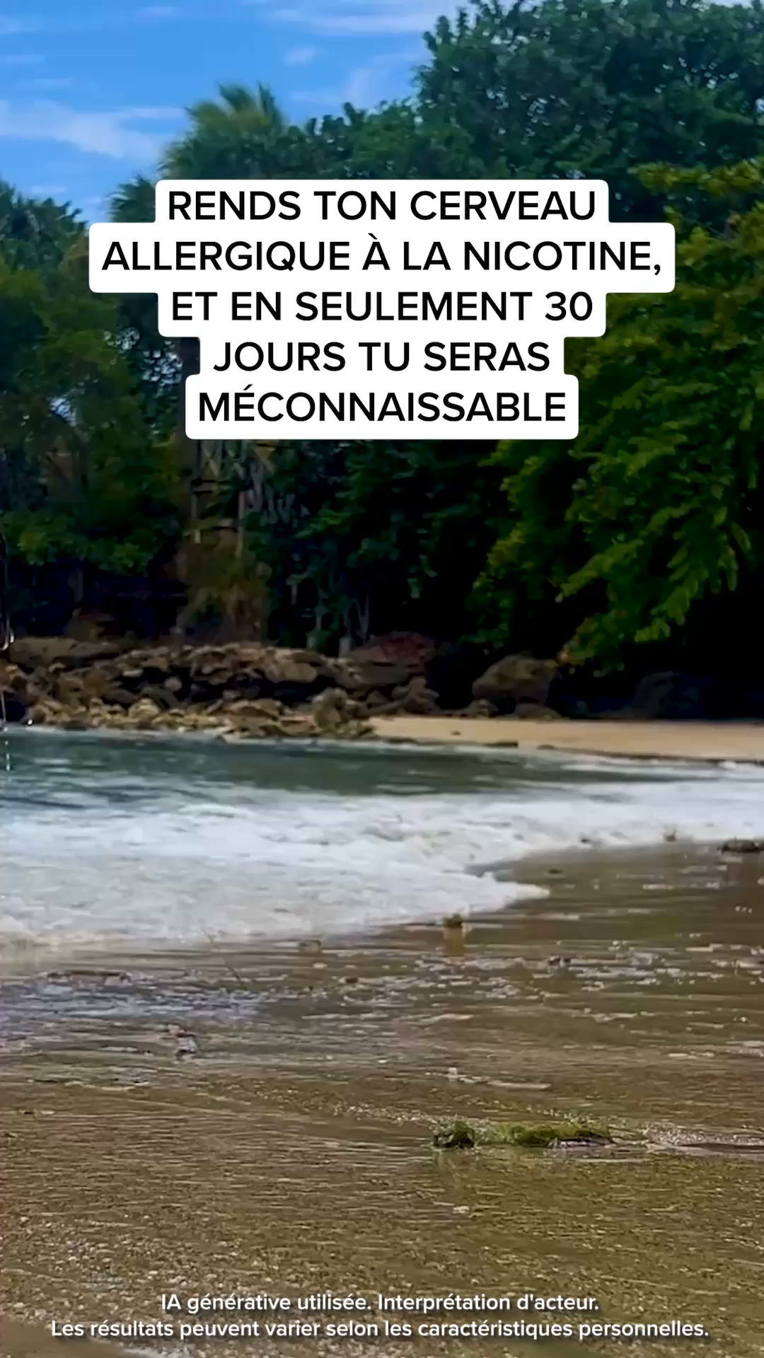 Hypnosis to Stop Smoking Facebook ad: Arrêtez de fumer avec l’hypnothérapie