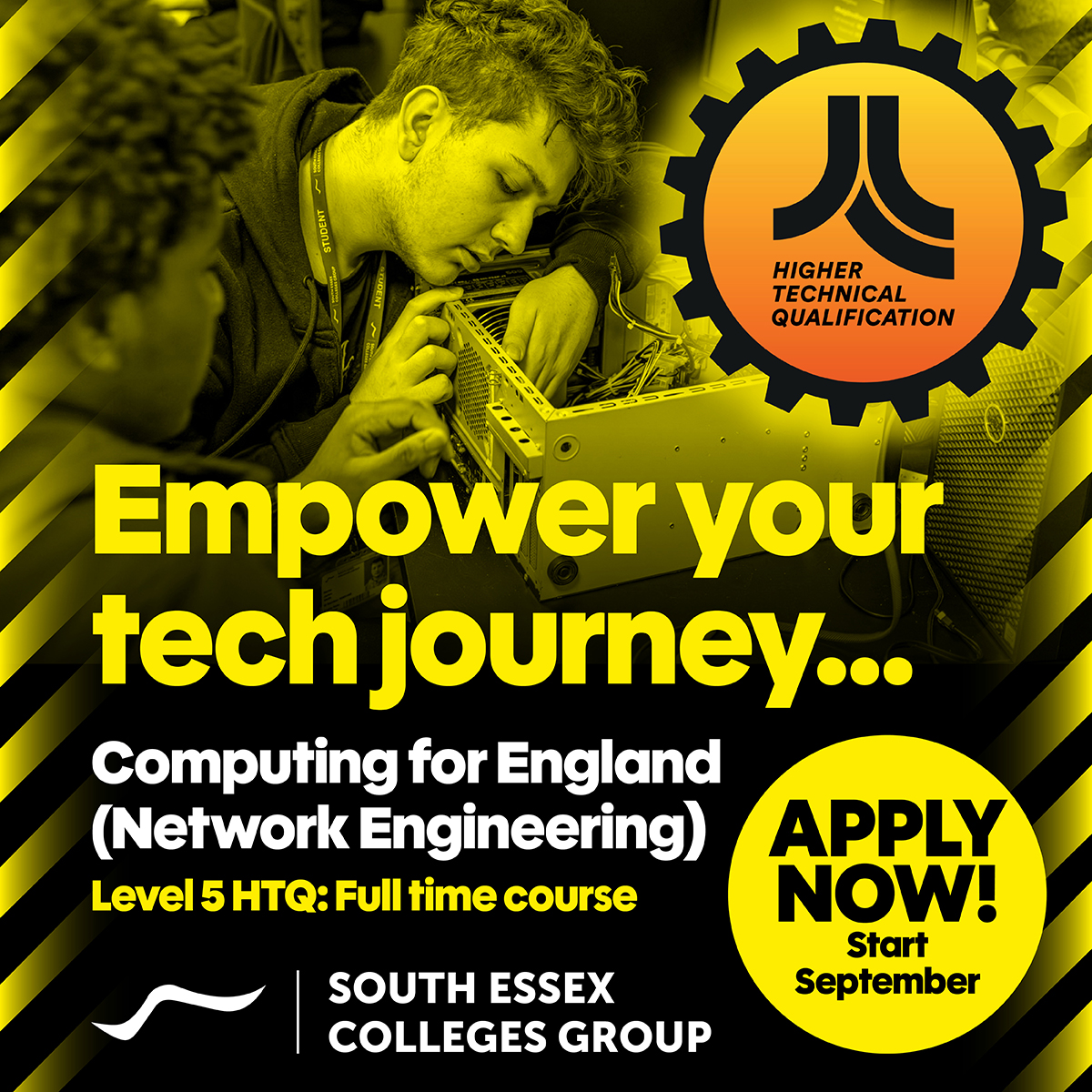 South Essex Colleges Group Facebook ad: Funding available through Student Finance England