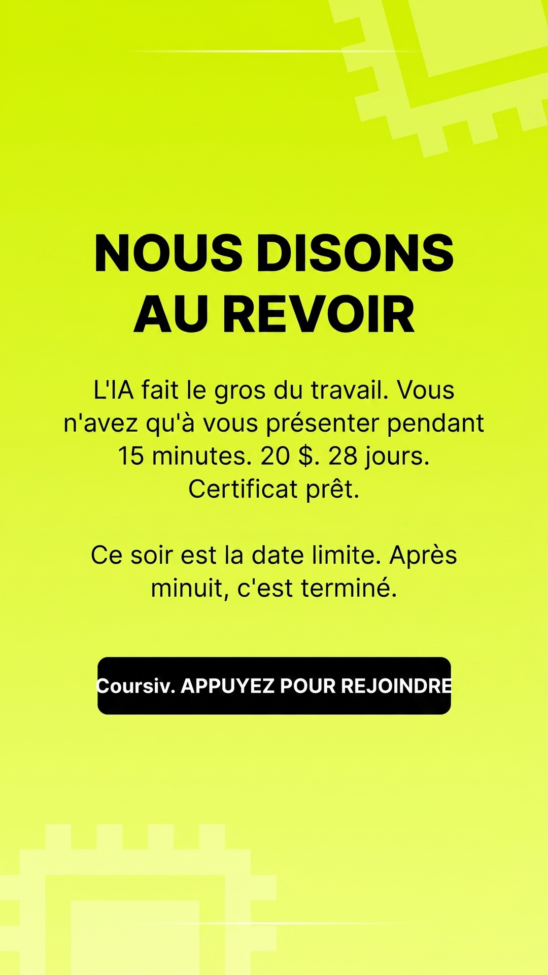 Coursiv Facebook ad