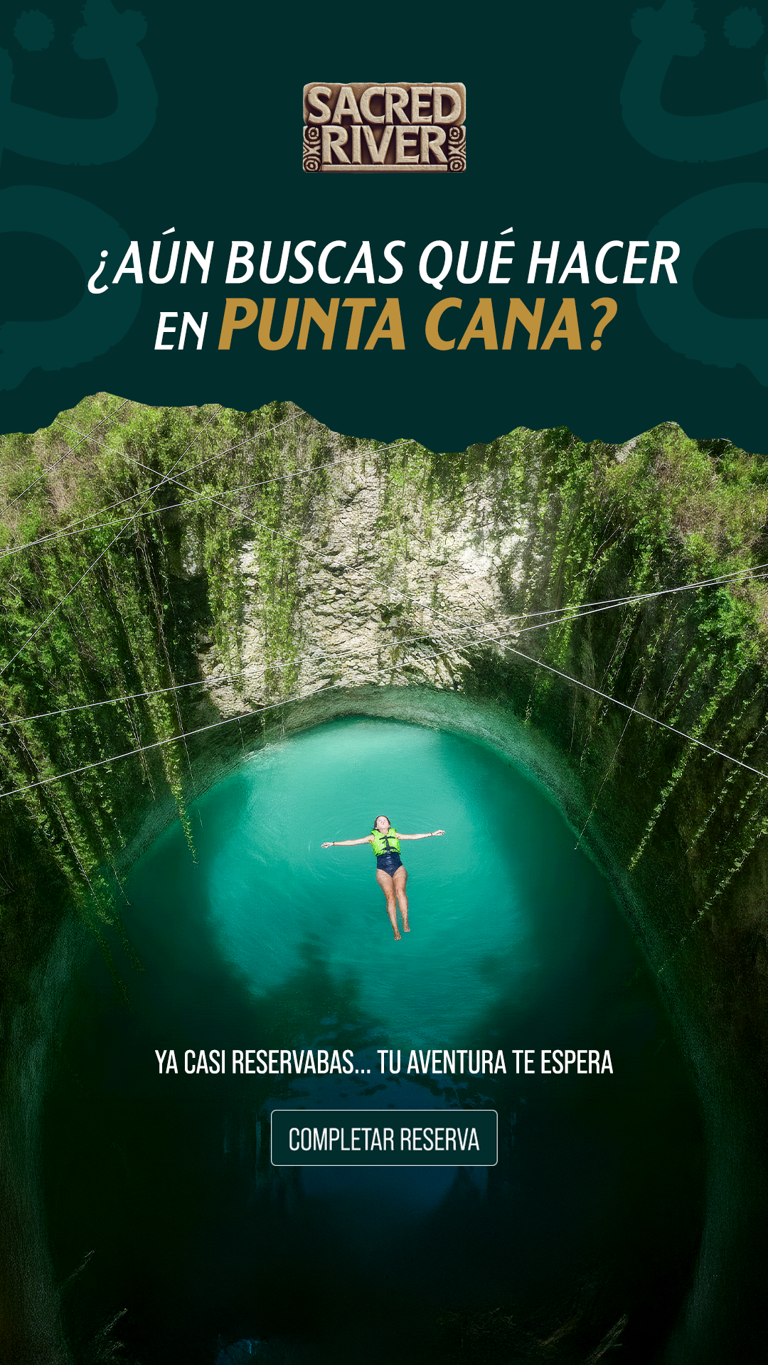 Sacred River Facebook ad