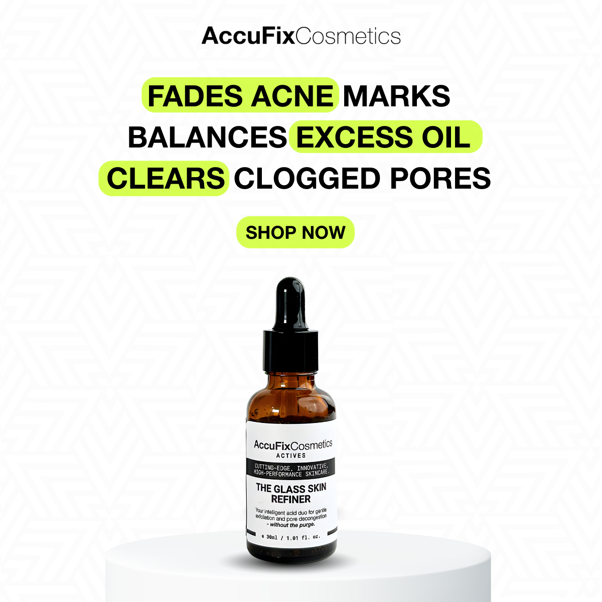 AccuFix Cosmetics Facebook ad