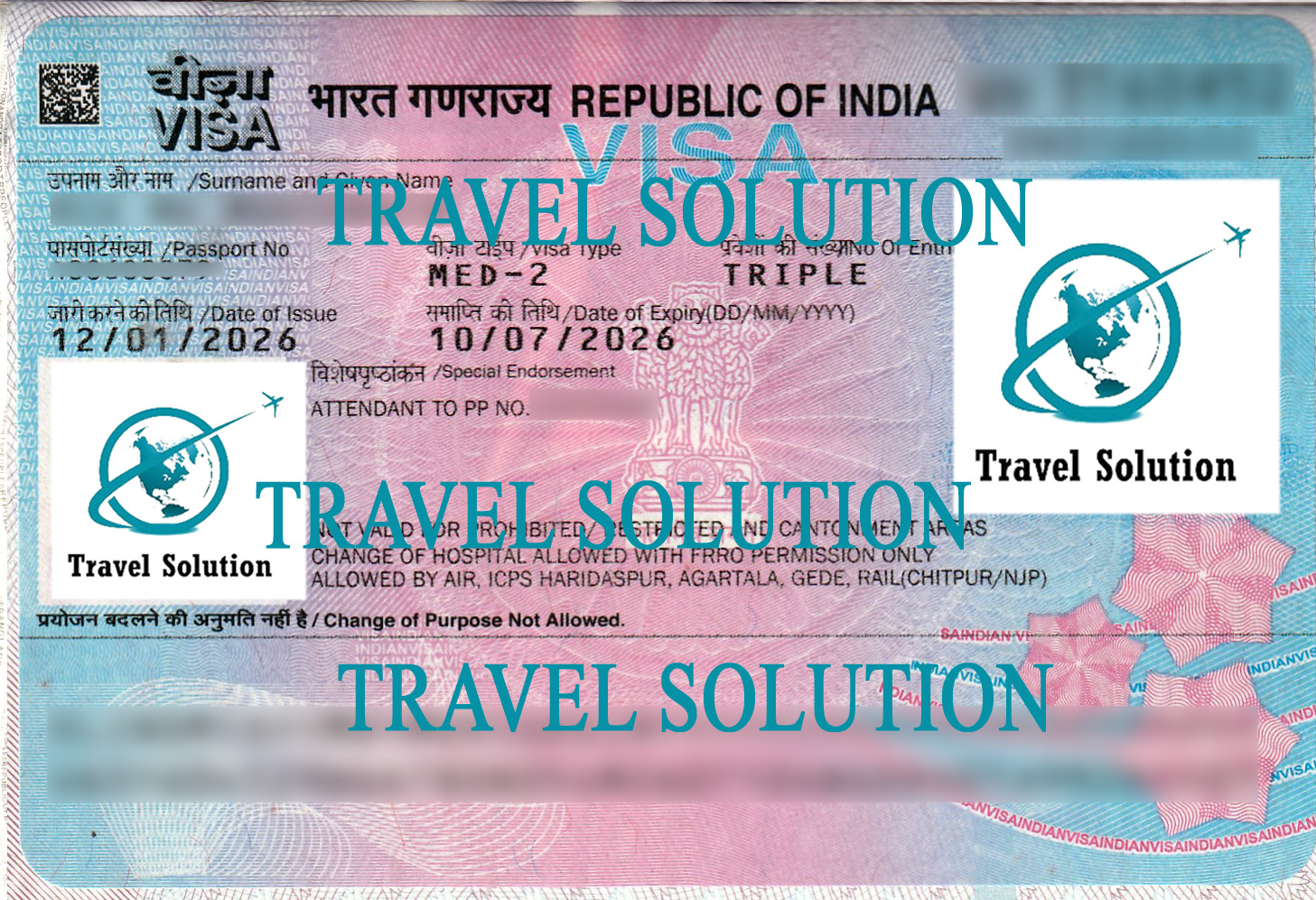 Travel Solution Facebook ad: ভারতীয় বিজনেস, মেডিকেল, কিংবা ডাবল-এন্ট্রি ভিসা…