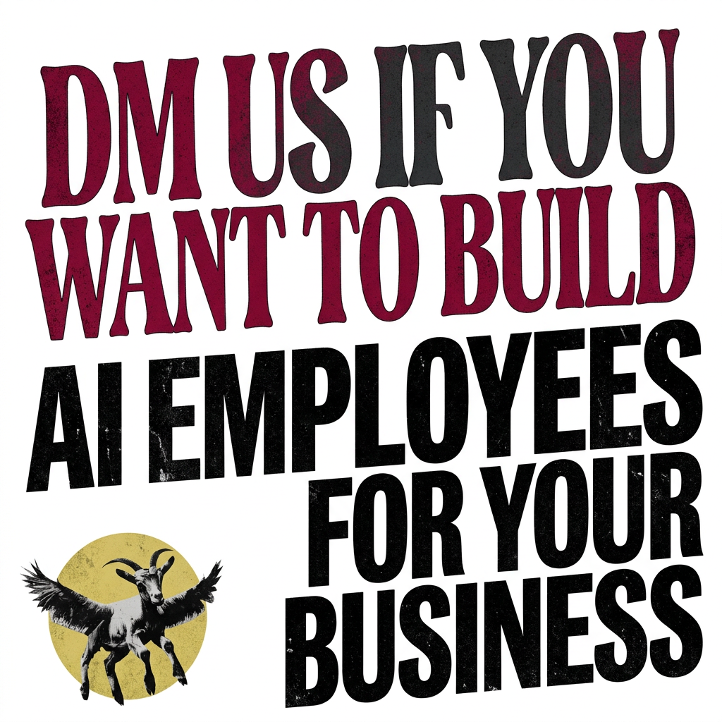 Flying Goat Agency Facebook ad: Build AI Employees Across Your Business