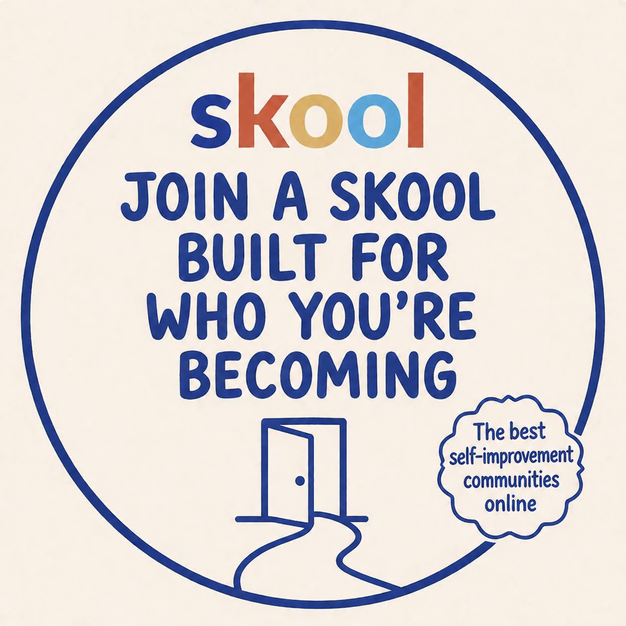Skool Facebook ad