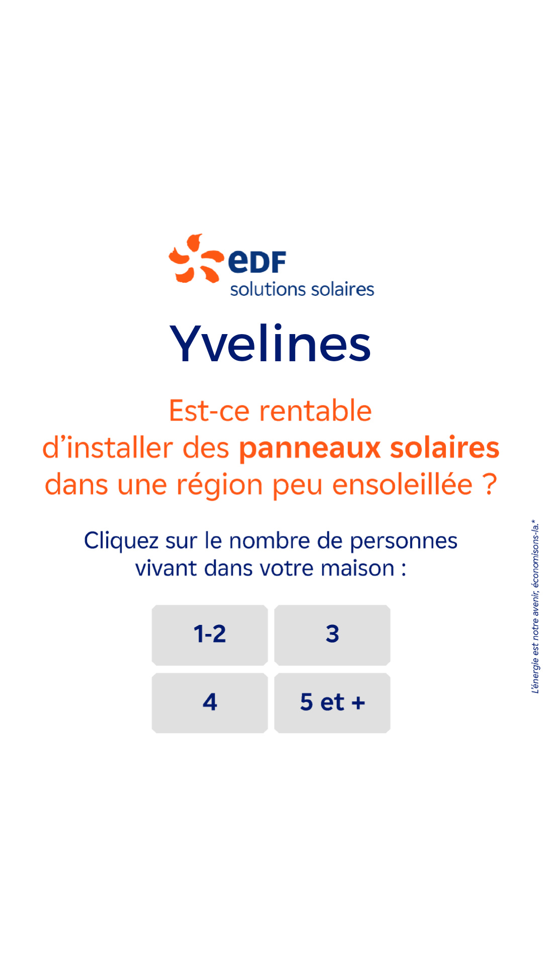 Mes offres EDF solutions solaires Facebook ad