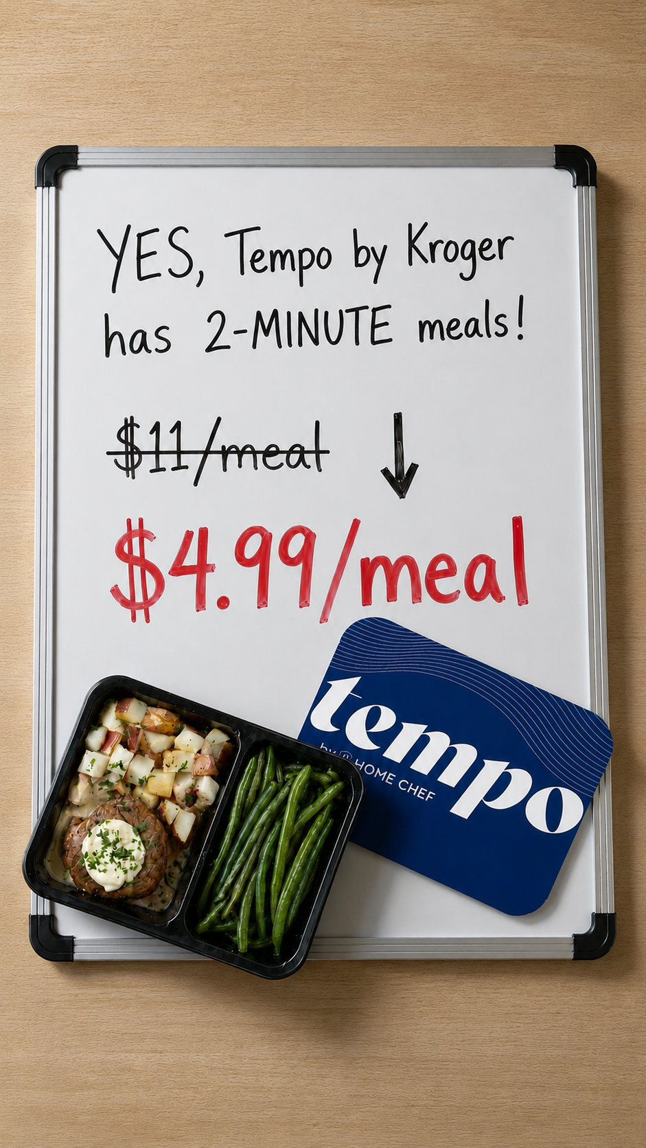 Tempo Meals Facebook ad