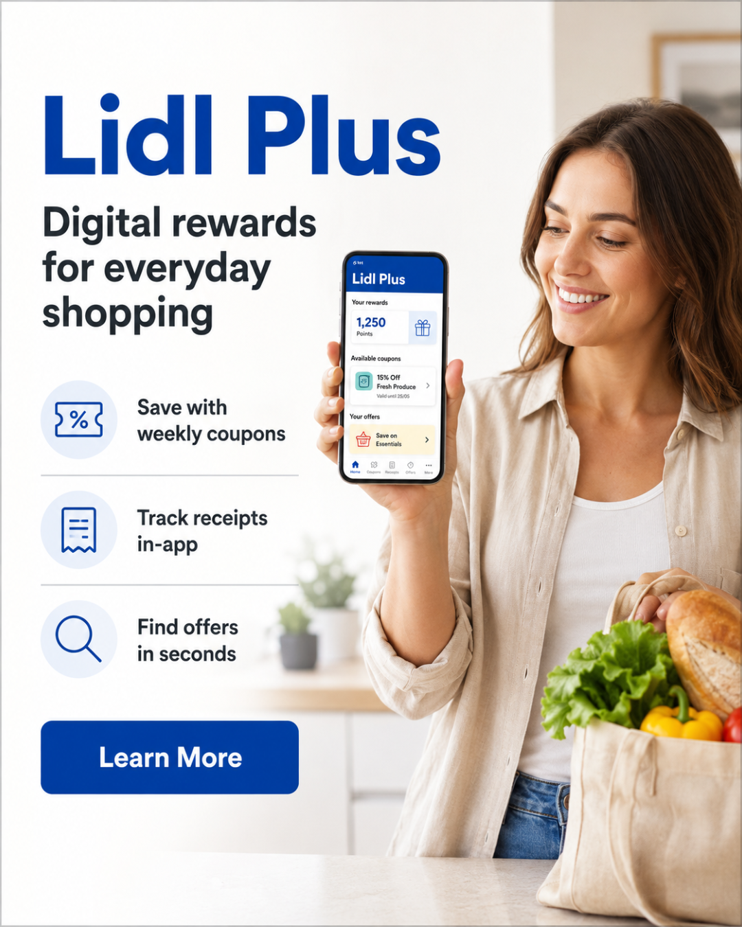 Marcela Galvão Facebook ad: SMART GROCERY SAVINGS APP