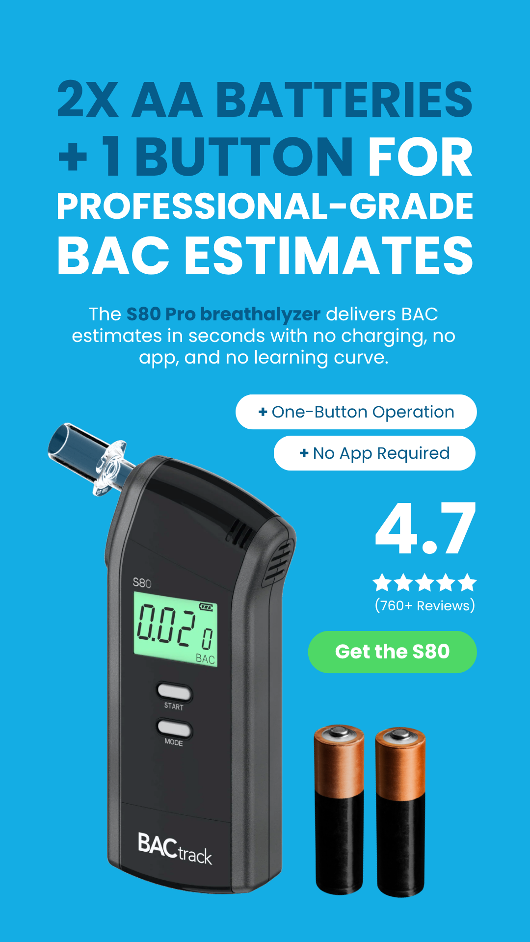 BACtrack Facebook ad